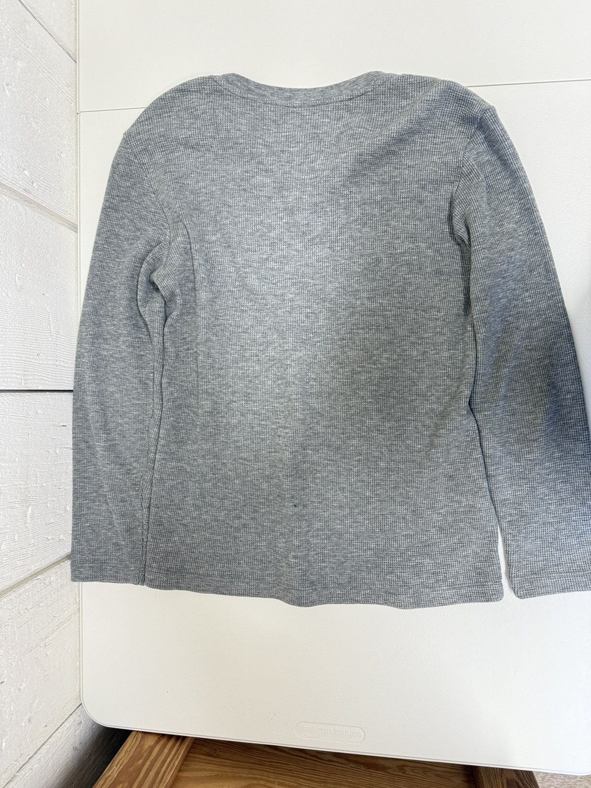 Chrome Hearts Chrome Hearts wool thermal henley gray with silver buttons Size US L / EU 52-54 / 3 - 10 Thumbnail