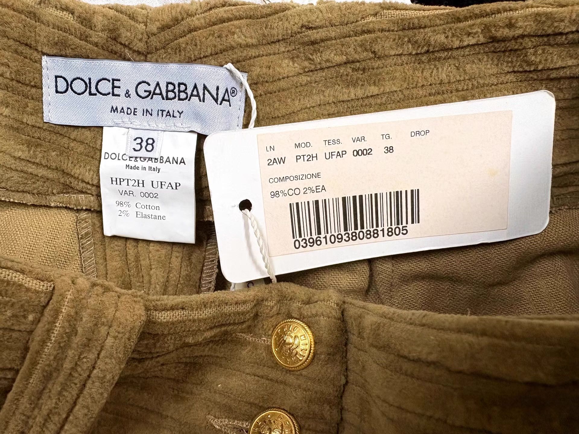 Dolce & Gabbana Quitan Women's Linen Waistcoat Ｑ21 Size 38" / US 16 / IT 52 - 3 Thumbnail