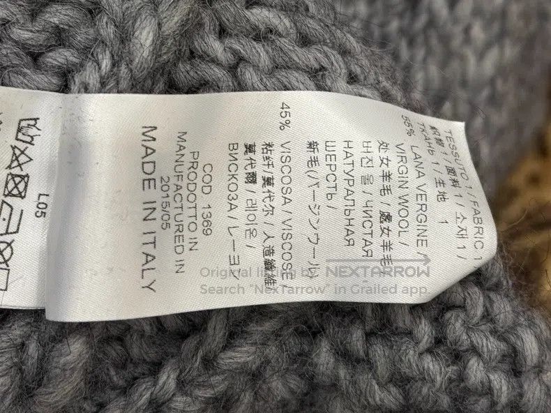 Vivienne Westwood Vivienne Westwood Grey Cashmere Mix Cardigan Size XS / US 0-2 / IT 36-38 - 6 Thumbnail