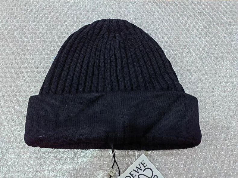 Loewe LOEWE Ribbed knitted wool beanie Size ONE SIZE - 2 Thumbnail