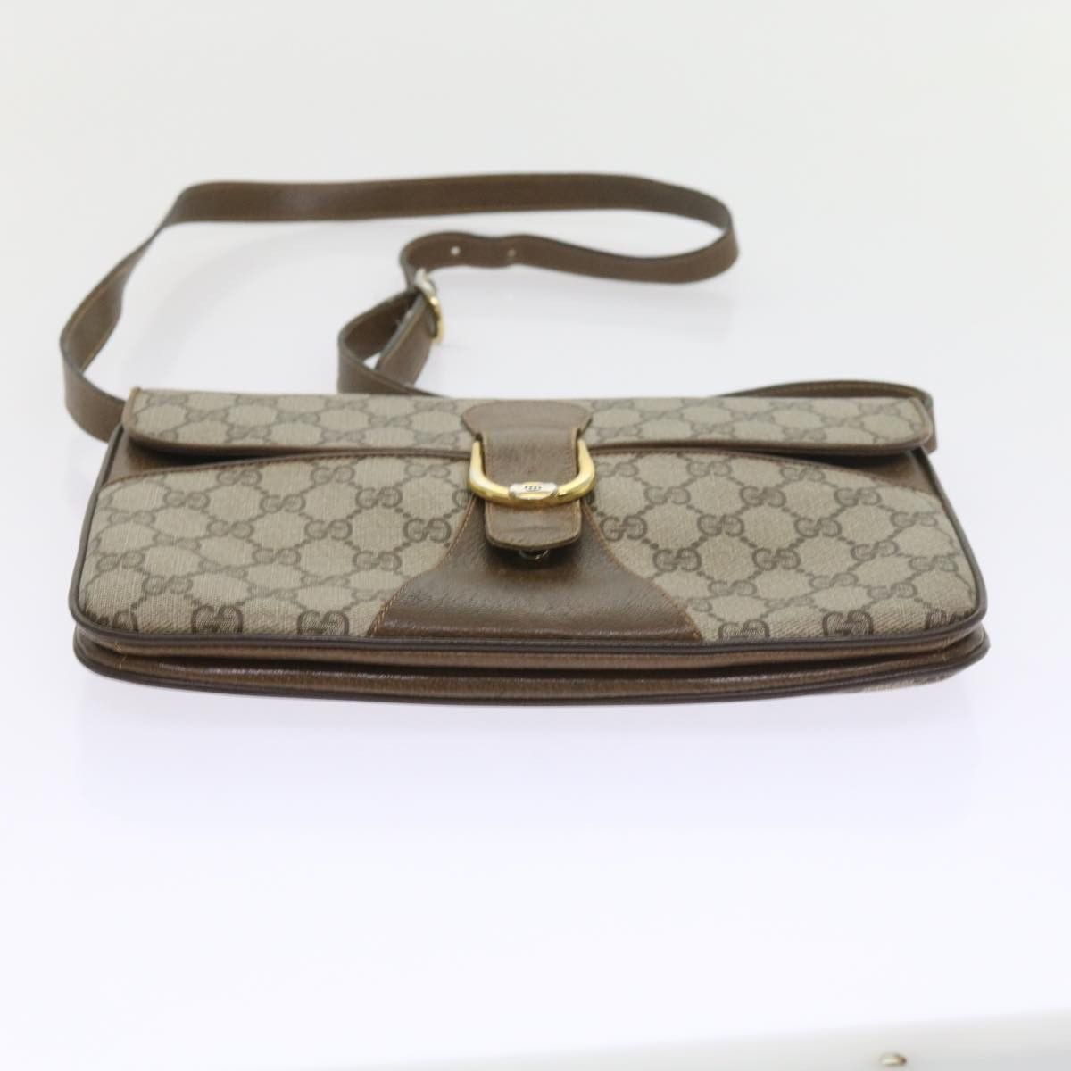 Gucci GUCCI GG Supreme Shoulder Bag Pvc Leather Beige Size ONE SIZE - 9 Thumbnail