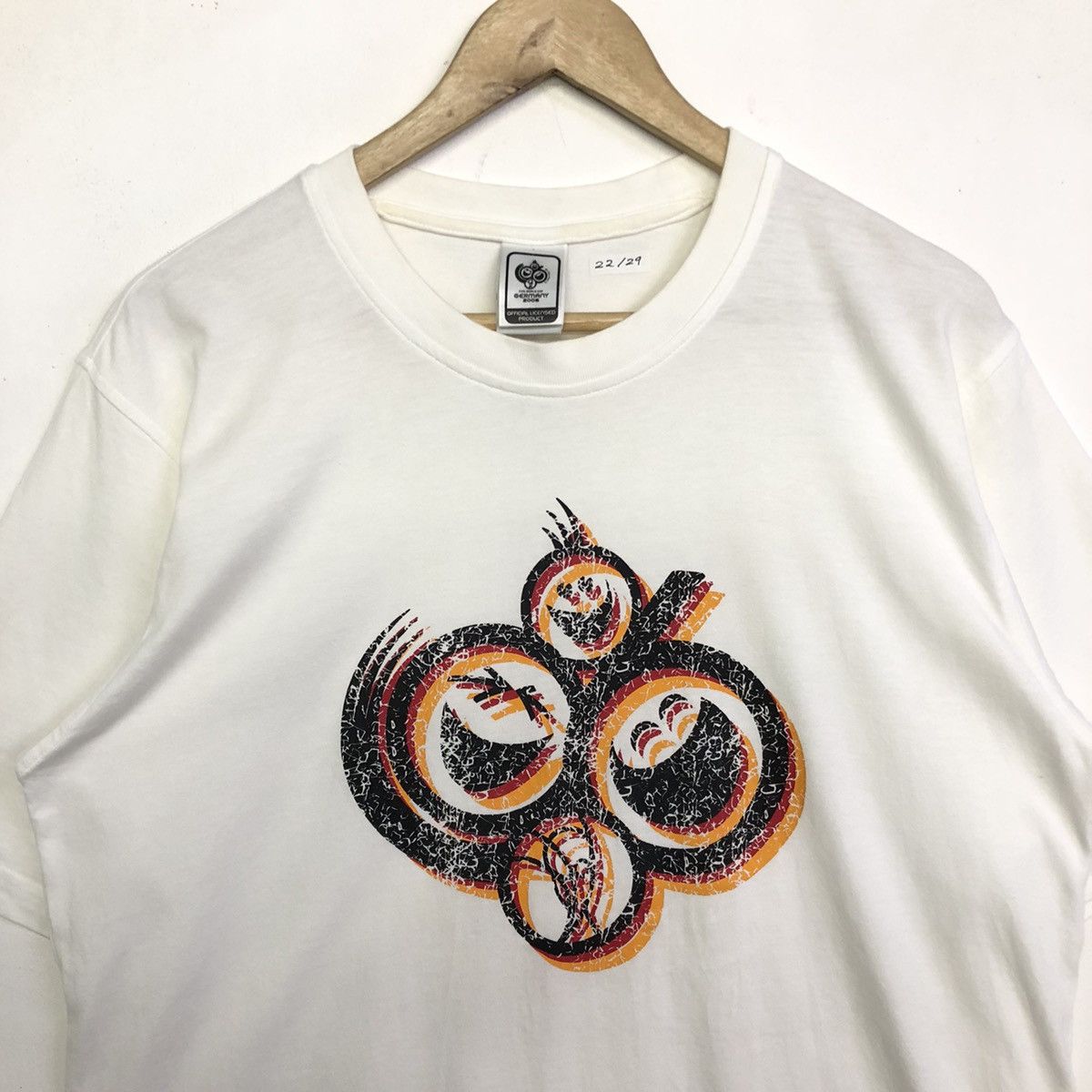 Adidas Vintage 06 Adidas Germany FIFA World Cup Logo Grafiti Tshirt Size US M / EU 48-50 / 2 - 3 Thumbnail