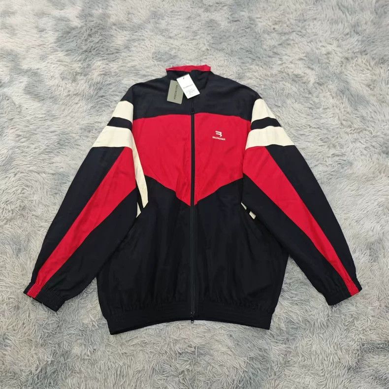 Balenciaga Balenciaga Black, red and white color-matching school unifo Size US S / EU 44-46 / 1 - 1 Thumbnail