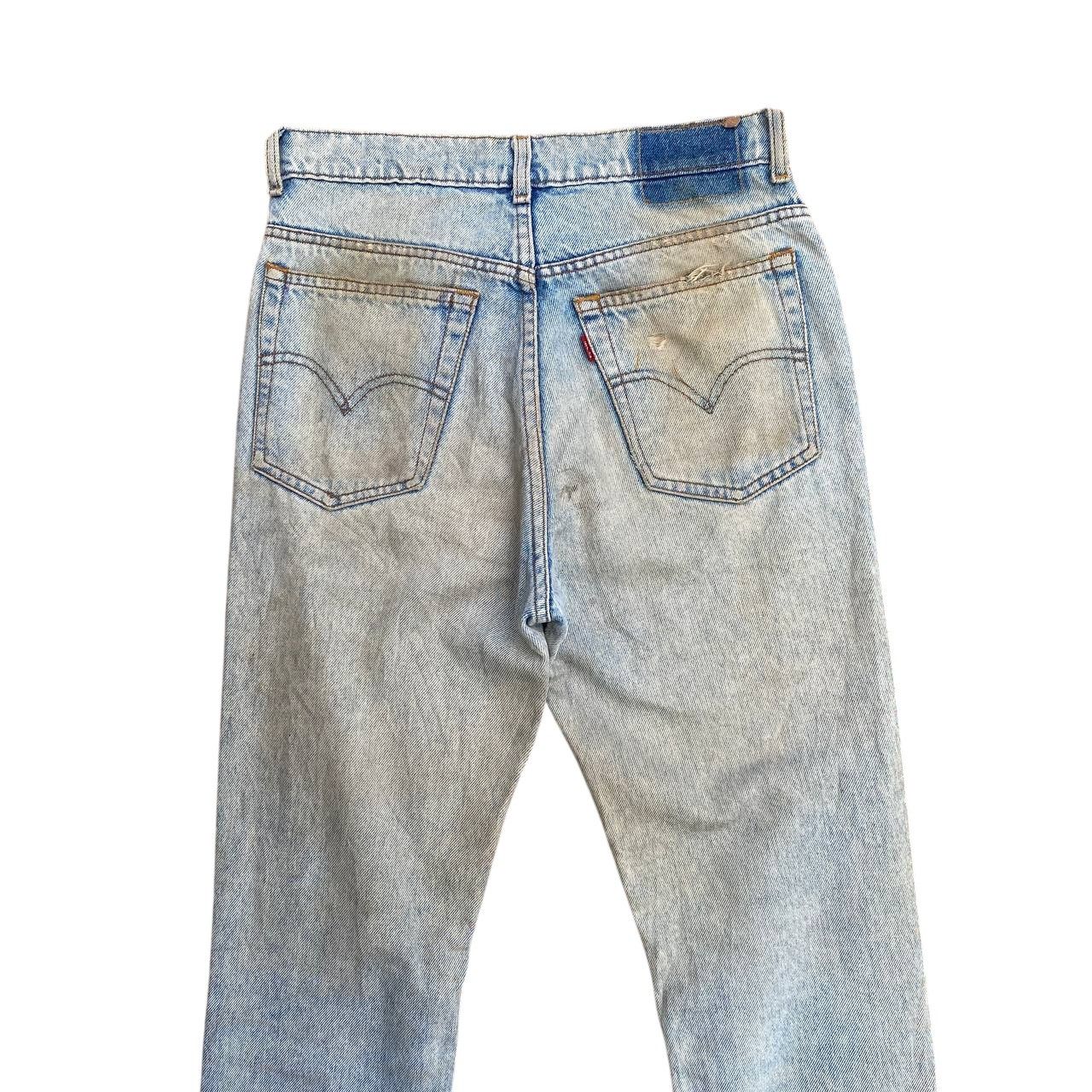 Levi's × Vintage SUPER CRAZY DIRTY VINTAGE LEVIS 1989 DENIM LOT 606 BJ07-10 Size US 28 / EU 44 - 11 Thumbnail