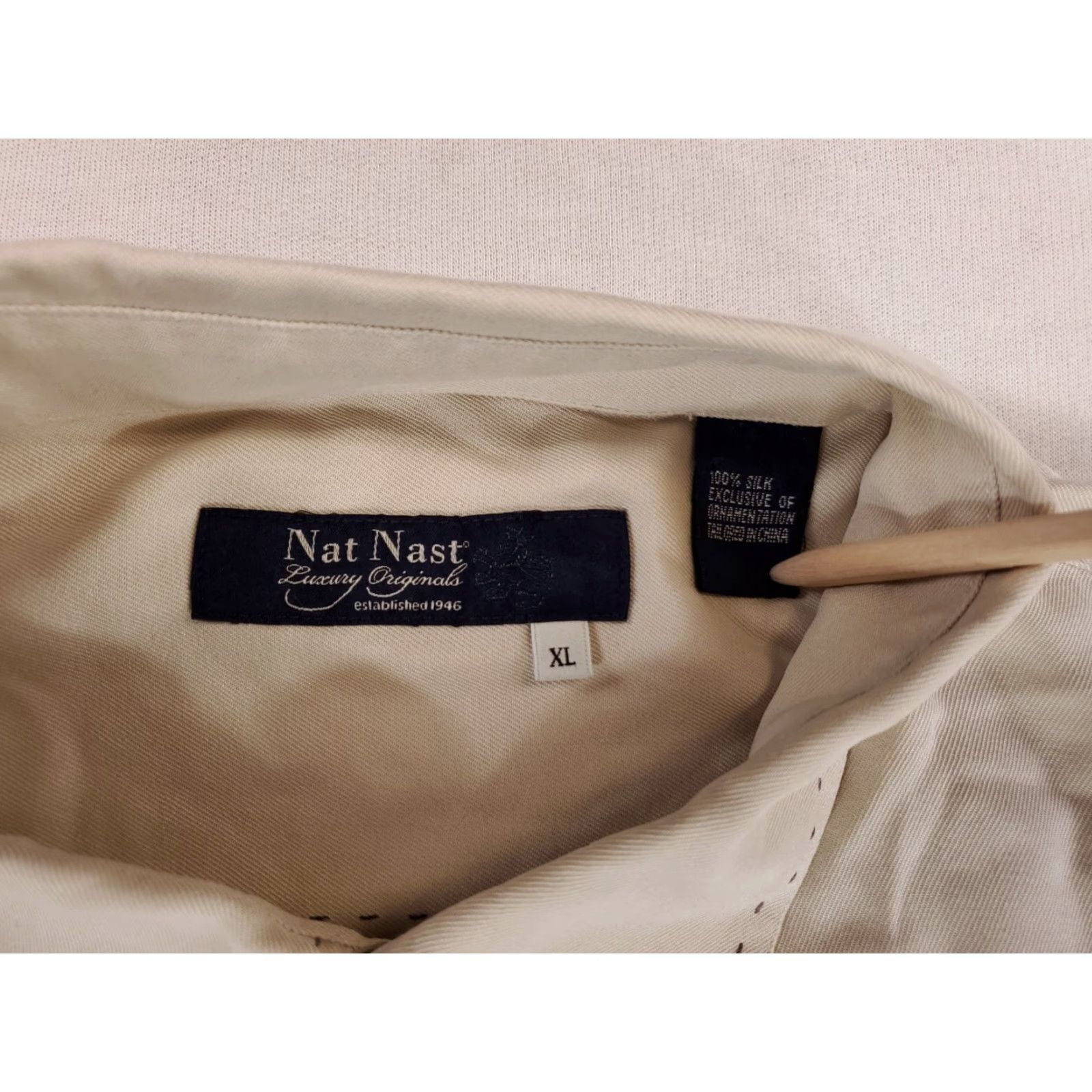 Nat Nast VINTAGE Nat Nast Limited Edition Coliseum Pool Pelican Resort Short Sleeve Mens XL White Button-Up Shirt Men XL Limited Edition Size US 36 / EU 52 - 5 Thumbnail