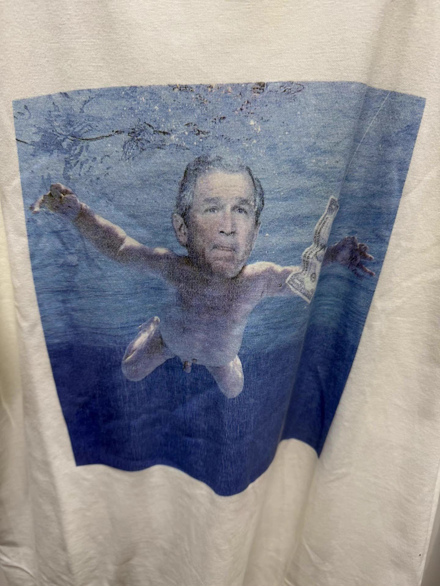 Number (N)ine Number (N)ine 04AW Bush Nirvana Parody Sweatshirt K20 Size US XL / EU 56 / 4 - 2 Thumbnail