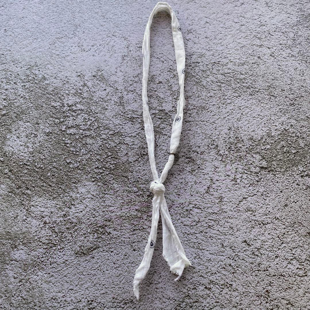 Undercover SS06 Undercover “T” Klaus White Concert Pass Bracelet