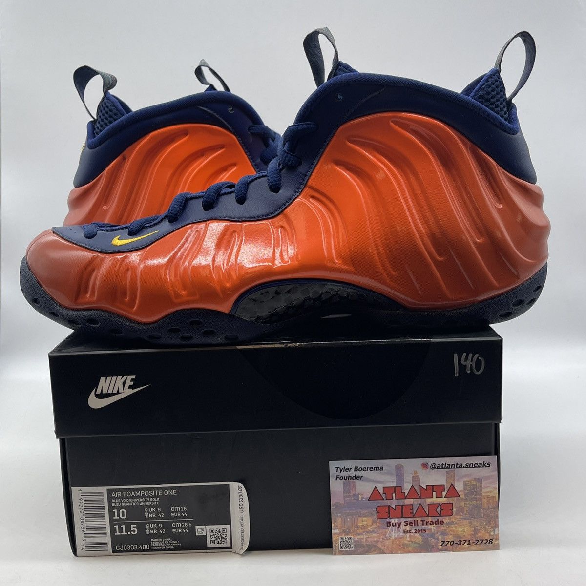 Nike Air foamposite one rugged Orange Size US 10 / EU 43 - 1 Thumbnail