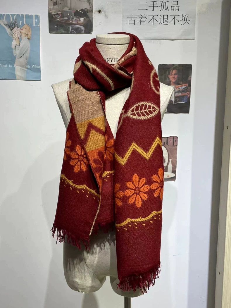 Vivienne Westwood Vintage Vivienne Westwood Logo Embroidered Scarf - dmc Size ONE SIZE - 1 Thumbnail