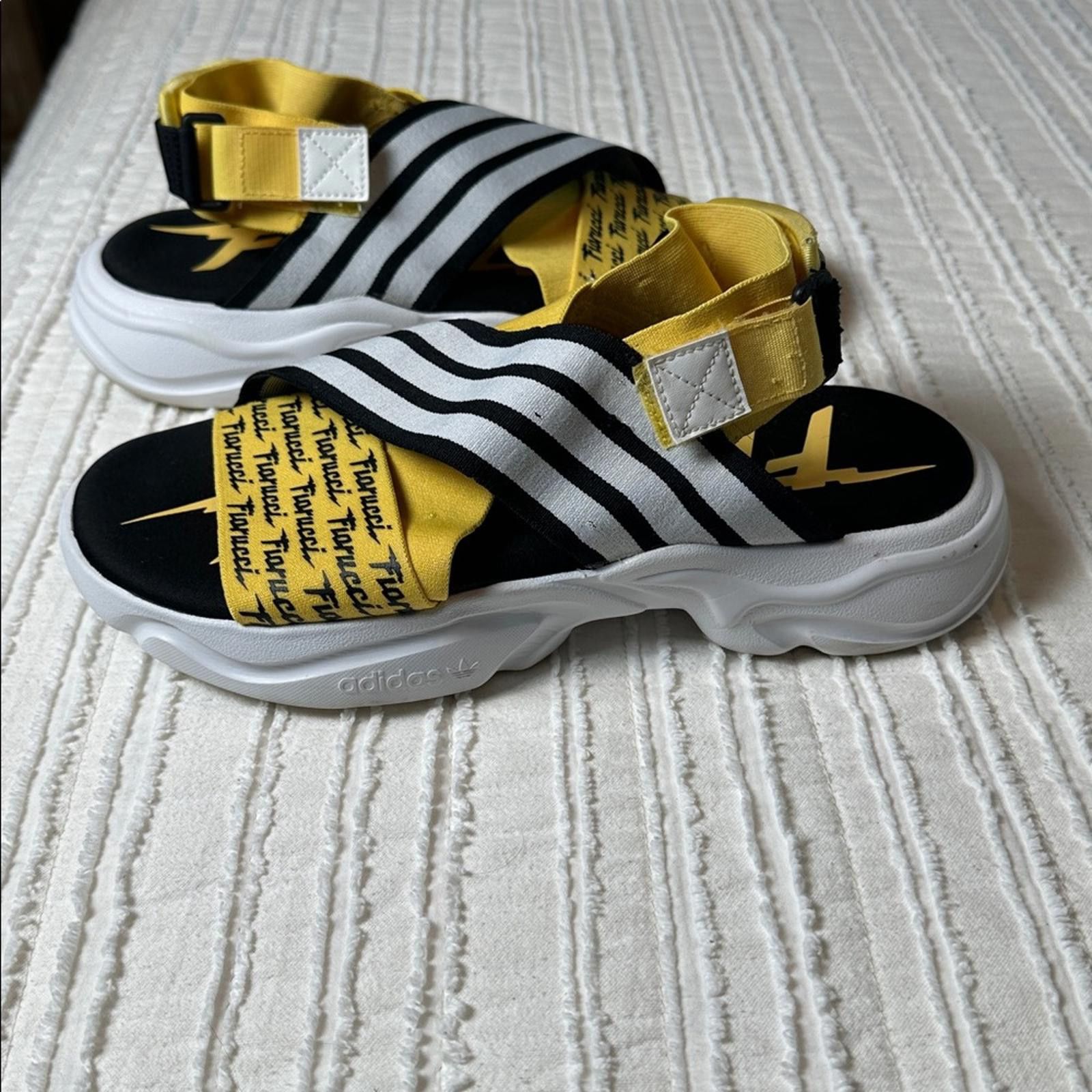 Fiorucci Fiorucci 9 Adidas Rare Platform Yellow STREETWEAR Sandals Size US 9 / IT 39 - 3 Thumbnail
