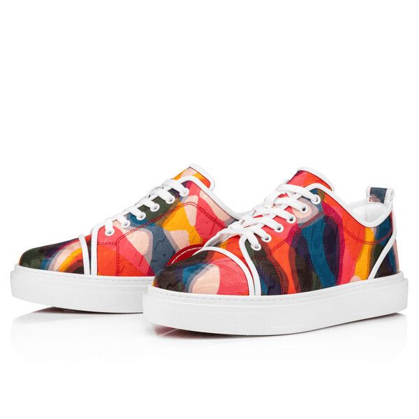 Christian Louboutin Adolon Junior Low-Top Sneakers in Multicolor Size US 8.5 / EU 41-42 - 1 Thumbnail