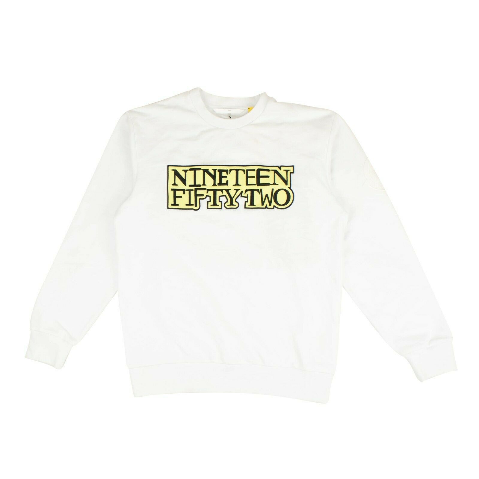 image of NWT Moncler White 1952 Crewneck Size S $660, Men's