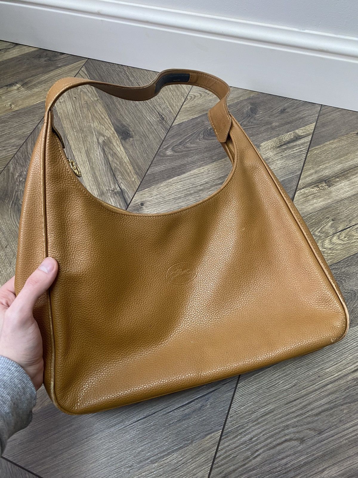 Longchamp × Vintage Vintage Longchamp Leather Women’s Streetwear Bag Size ONE SIZE - 3 Thumbnail