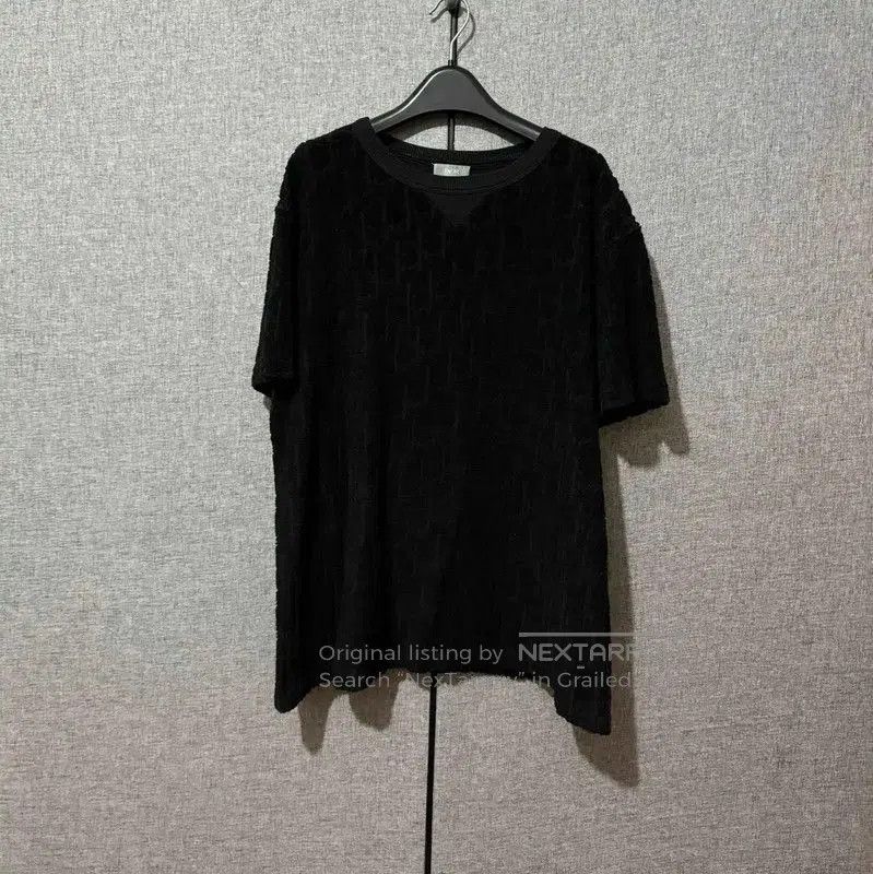 Dior Dior Black Cotton Embroidered Logo Men's T-Shirt . Size US S / EU 44-46 / 1 - 1 Thumbnail