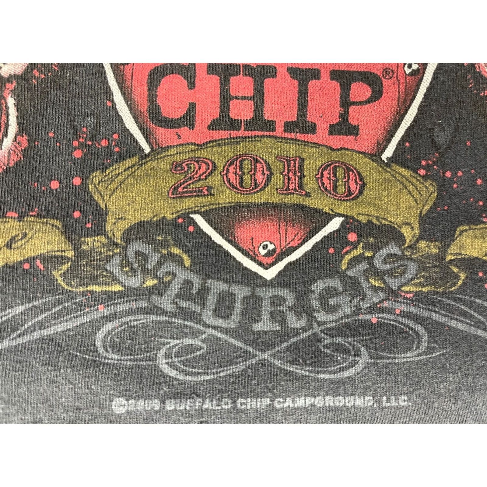 Vintage VINTAGE Hot Leathers Buffalo Chip The Legendary Sturgis Campground T-Shirt Mens Crew Neck Long Sleeve Black L Size 2010s 90s Biker Size US L / EU 52-54 / 3 - 6 Thumbnail