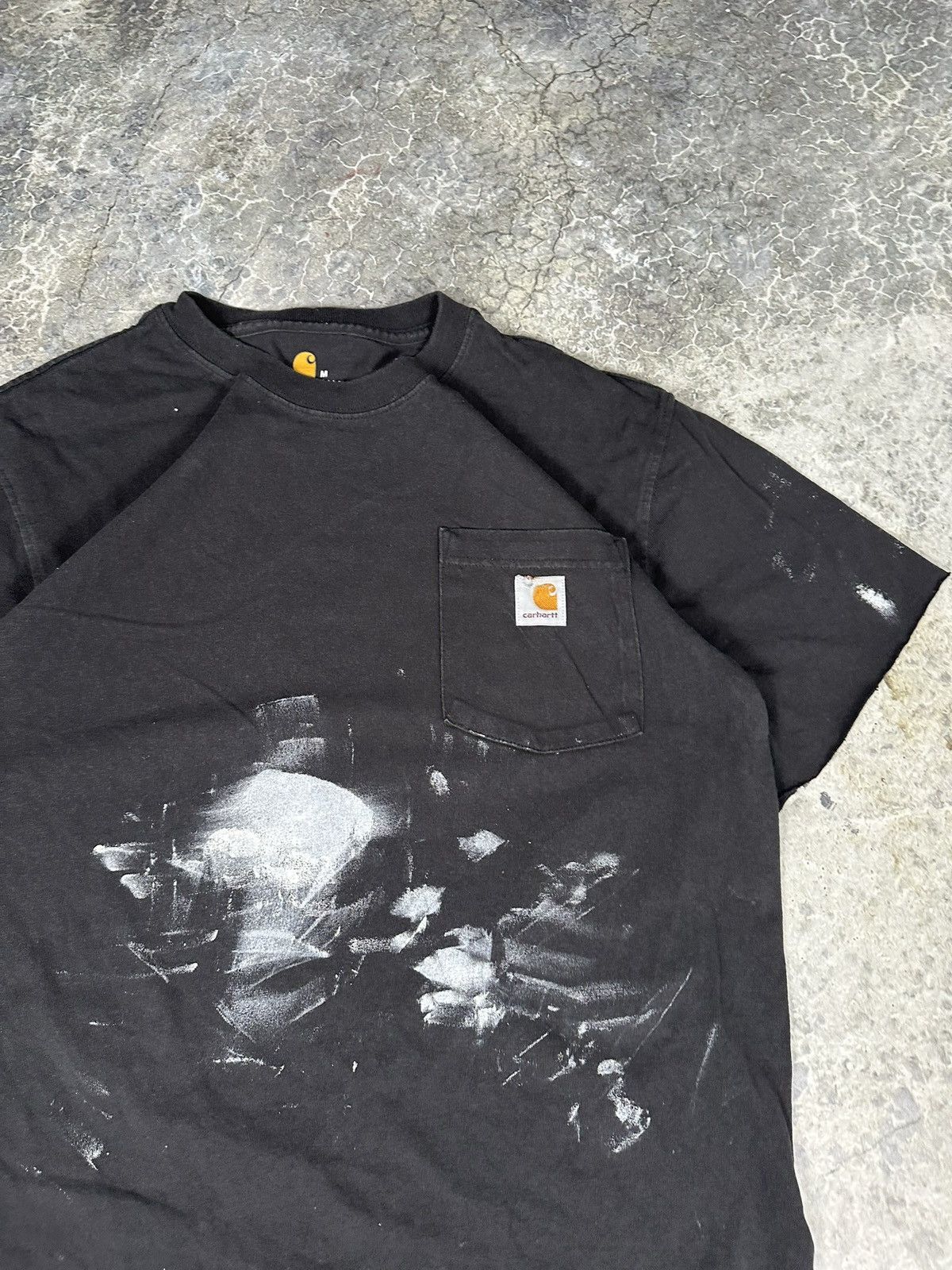 Carhartt × Vintage Vintage Carhartt Distressed Pocket Tee Size US M / EU 48-50 / 2 - 4 Thumbnail