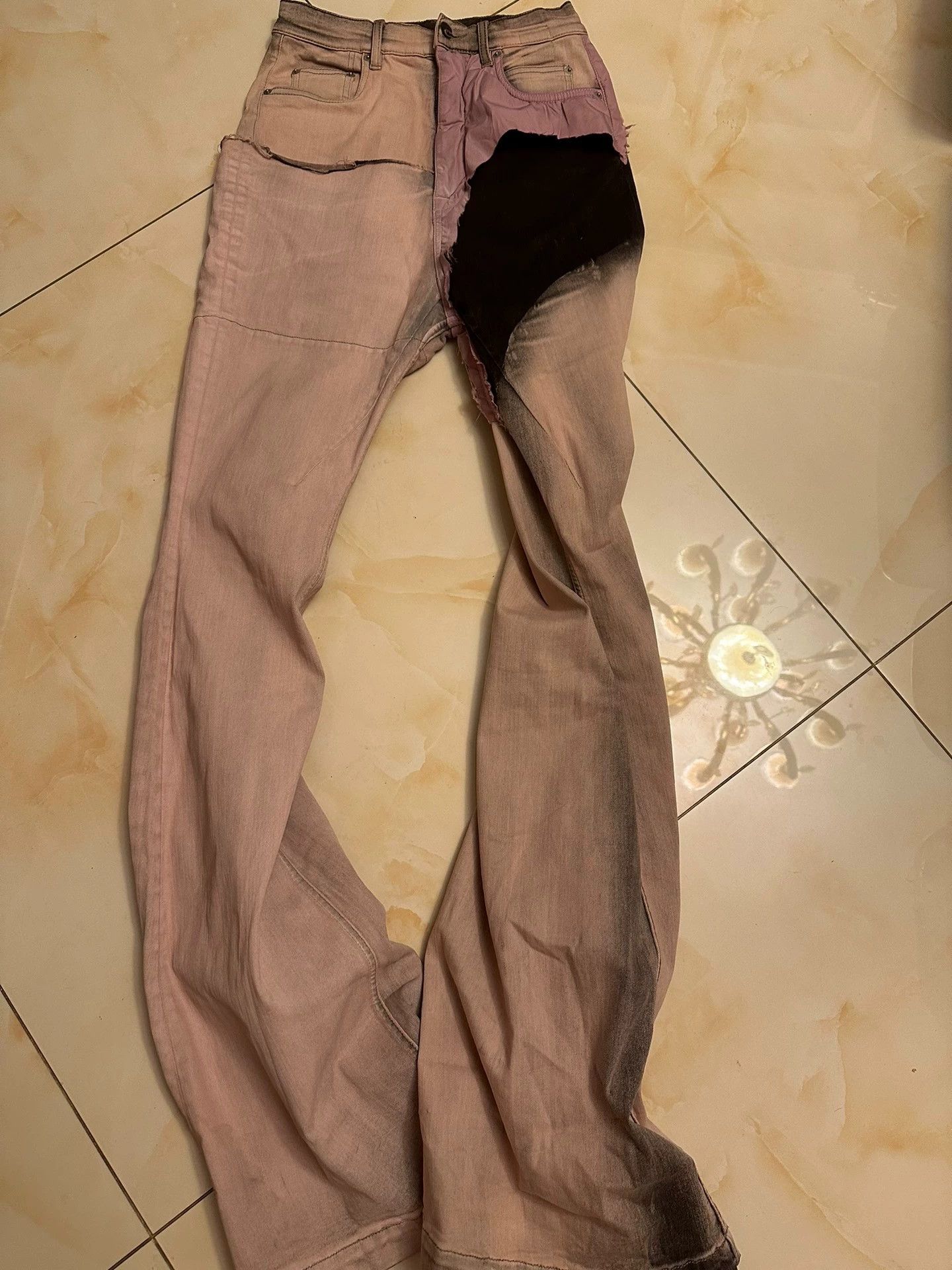 Rick Owens Rick Owens Spliced jeans Size US 28 / EU 44 - 1 Thumbnail