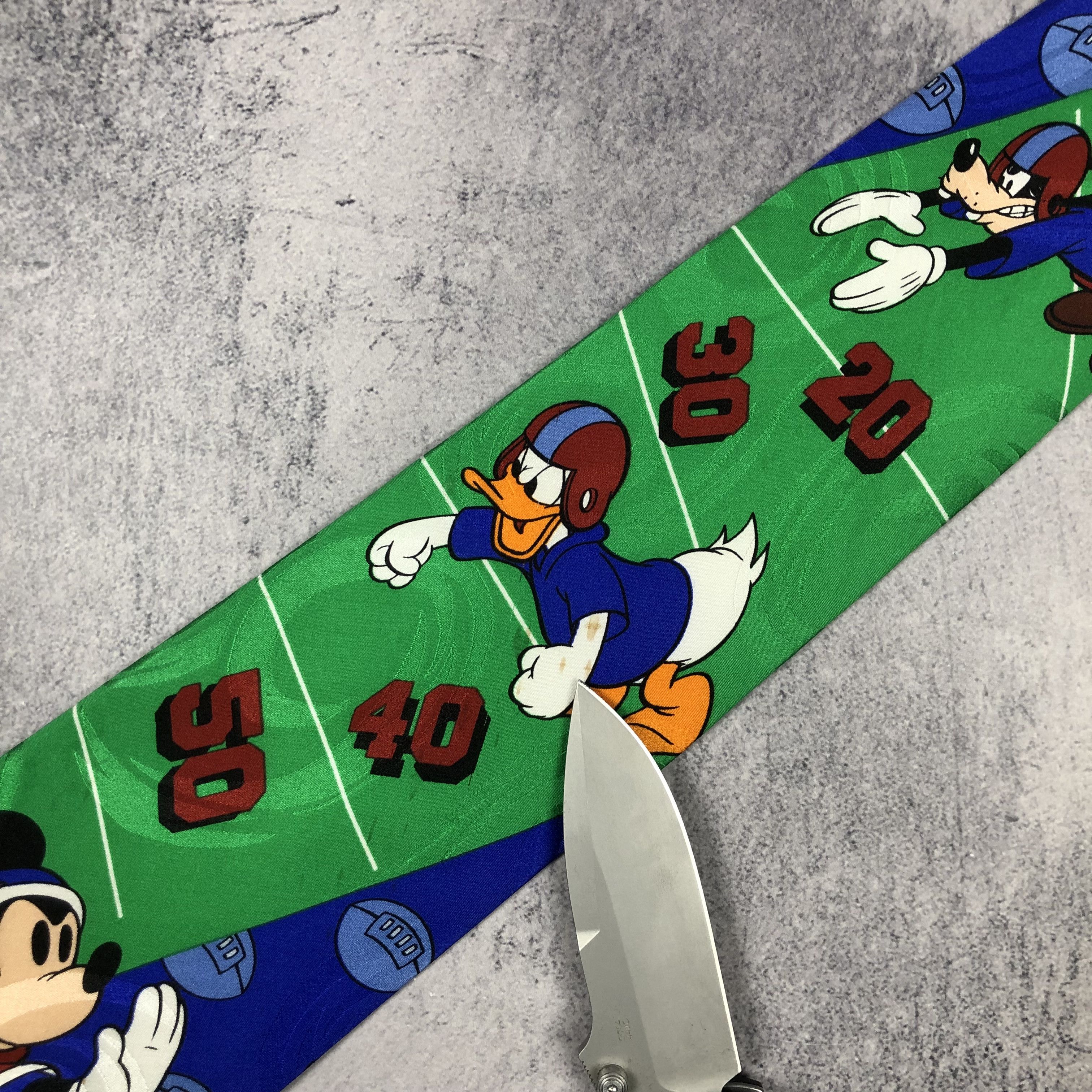 Mickey Mouse 90s Disney Tie Mickey Mouse Donald Duck Size ONE SIZE - 8 Thumbnail