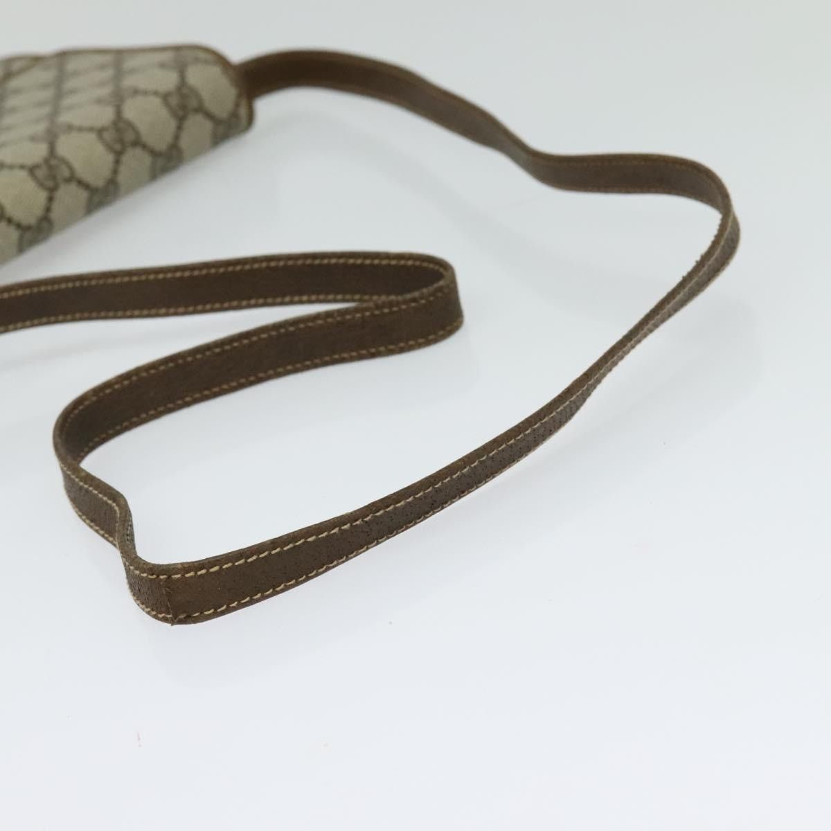 Gucci GUCCI GG Supreme Web Sherry Line Shoulder Bag Pvc Beige Gold Size ONE SIZE - 7 Thumbnail