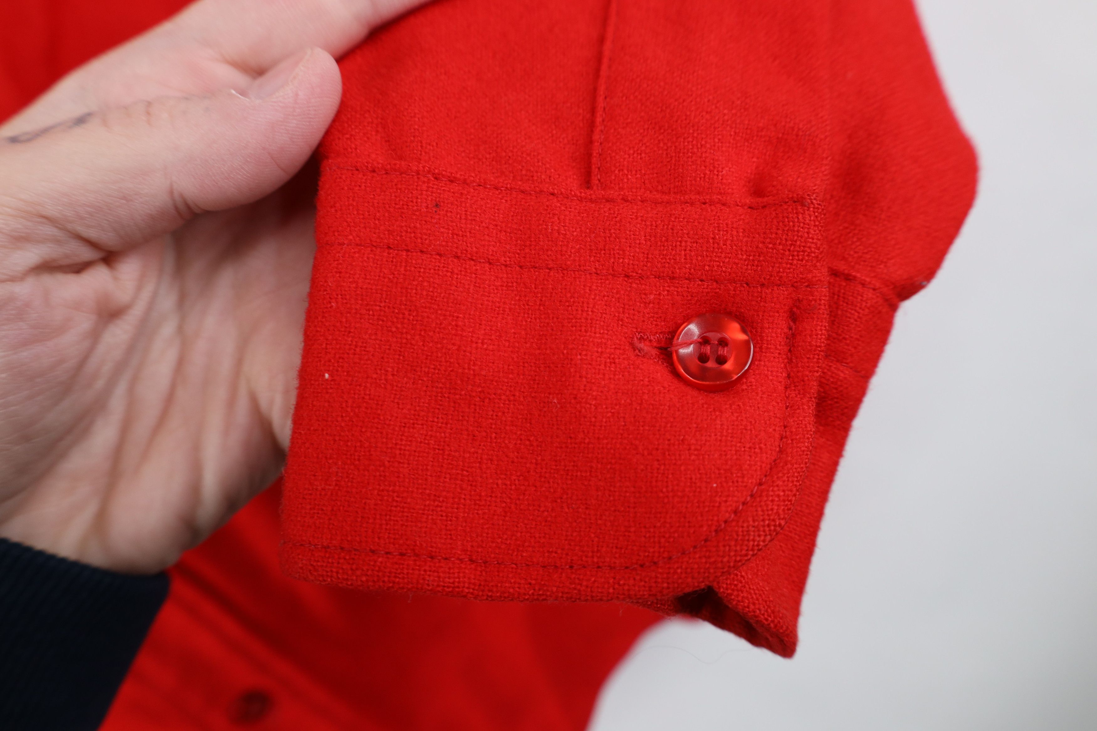 Pendleton Vintage 60s 70s Pendleton Board Button Shirt Red USA Size US M / EU 48-50 / 2 - 10 Thumbnail