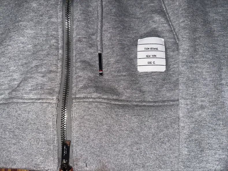 Thom Browne Thom Browne Zippered hoodie Size M / US 6-8 / IT 42-44 - 7 Thumbnail