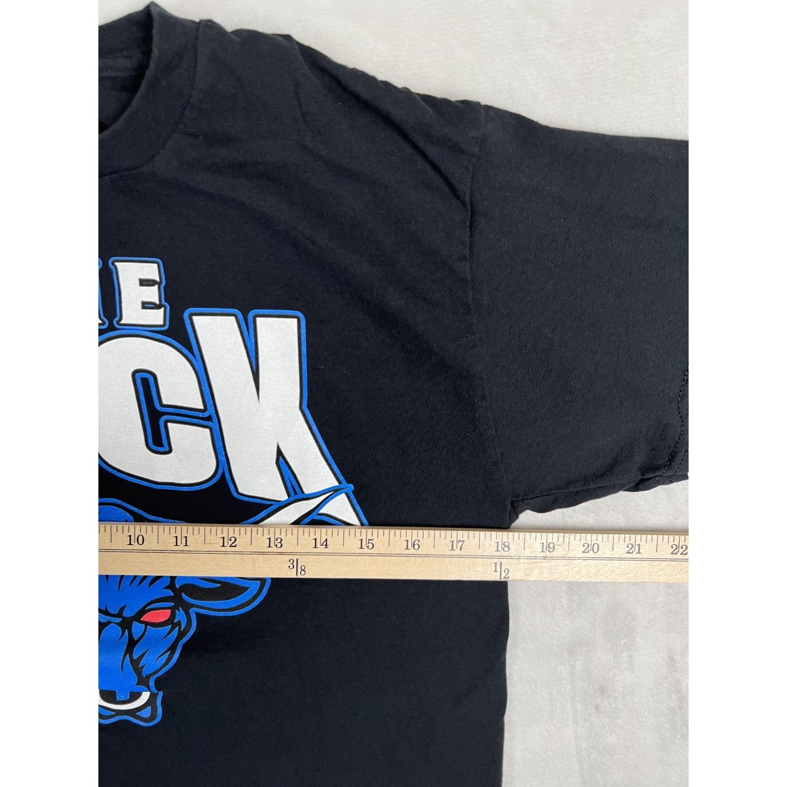WWE Vintage The Rock T-Shirt Mens S/M Black WWE Wrestling Y2K Re Size US S / EU 44-46 / 1 - 6 Thumbnail