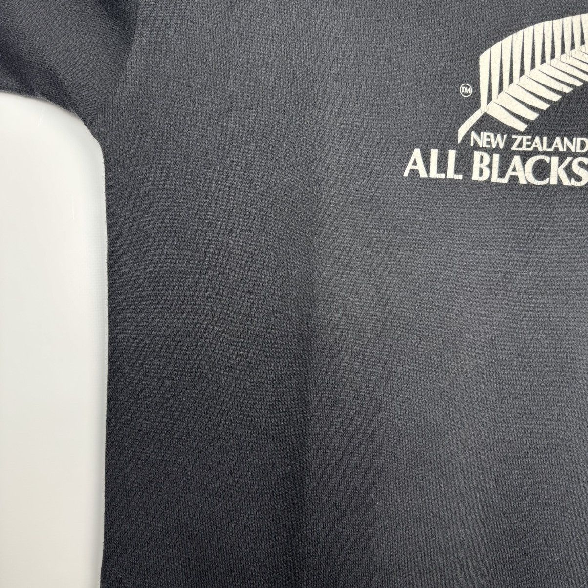 Vintage NEW ZEALAND 1992 1994 RUGBY T-SHIRT SINGLE STITCH CANTERBURY Size US L / EU 52-54 / 3 - 14 Thumbnail