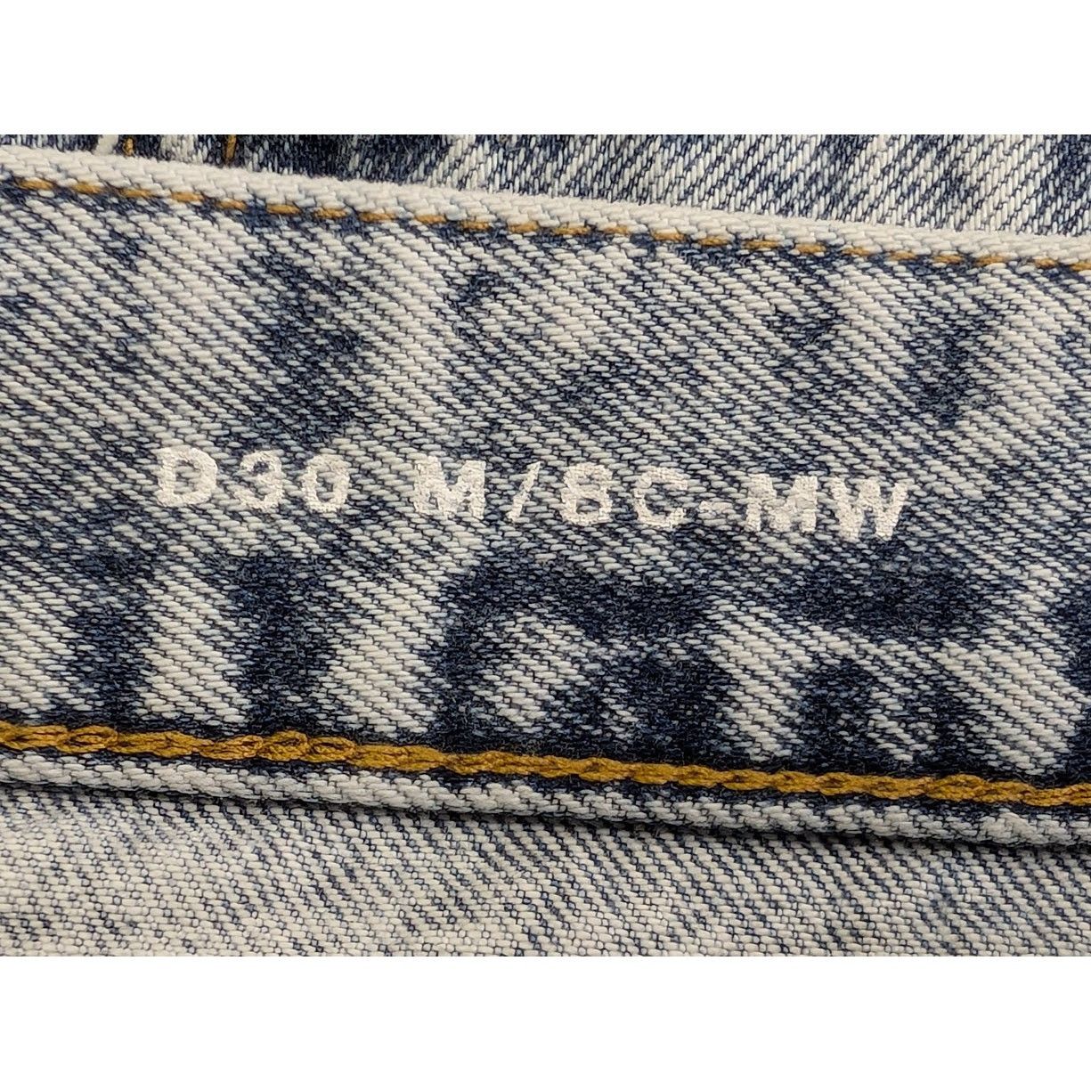 Saint Laurent Paris o1rshd1 Baggy Cropped Organic Jeans in Heavy Marble Blue Size US 36 / EU 52 - 23 Thumbnail