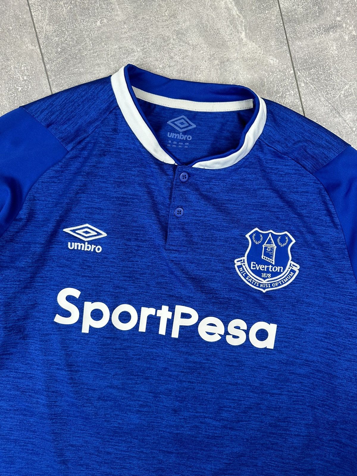 Umbro Umbro Everton 2018/19 Home Long Sleeve #19 Niasse Jersey Size US XXL / EU 58 / 5 - 6 Thumbnail