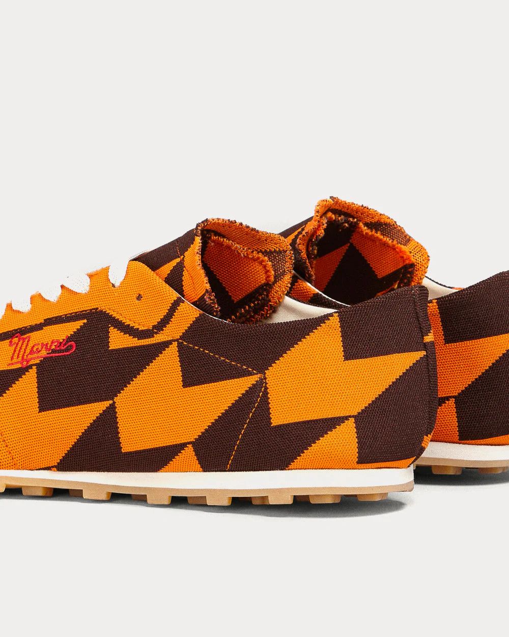 Marni o1y1125 Low-Top Sneakers in Orange/Brown Size US 7 / IT 37 - 3 Thumbnail