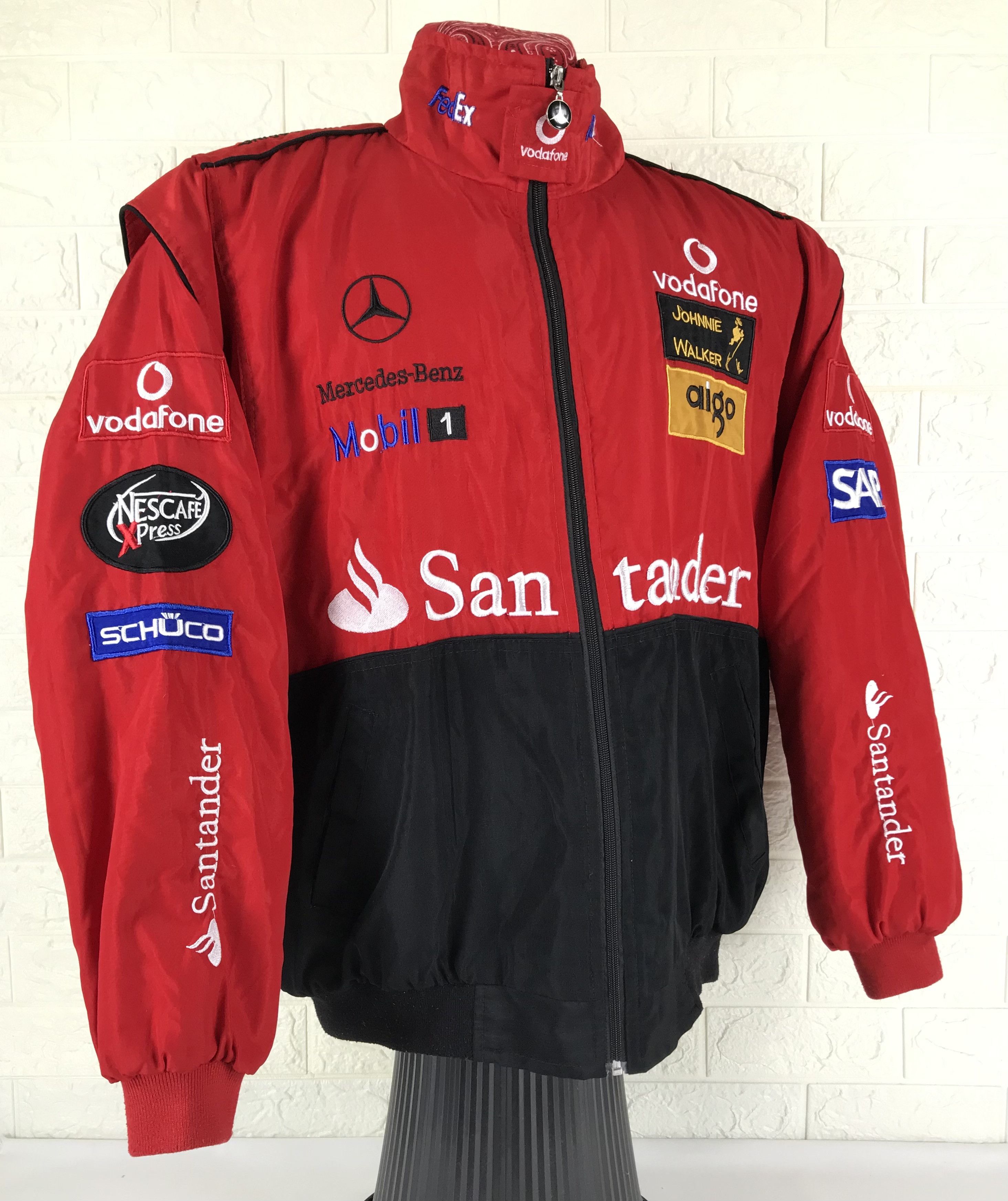 Mercedes-Benz Vintage Mercedes-Benz McLaren F1 Racing Jacket Size US XL / EU 56 / 4 - 2 Thumbnail