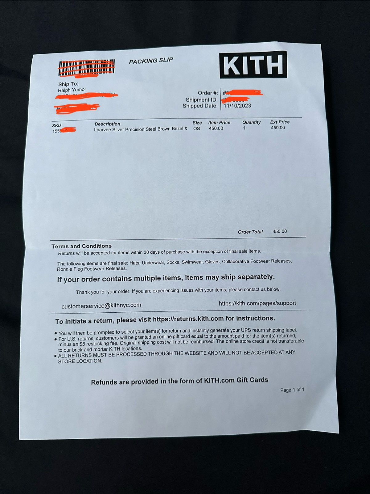 Kith × LAARVEE Laarvee x Kith exclusive watch Brown bezel/Cream dial Size ONE SIZE - 13 Thumbnail