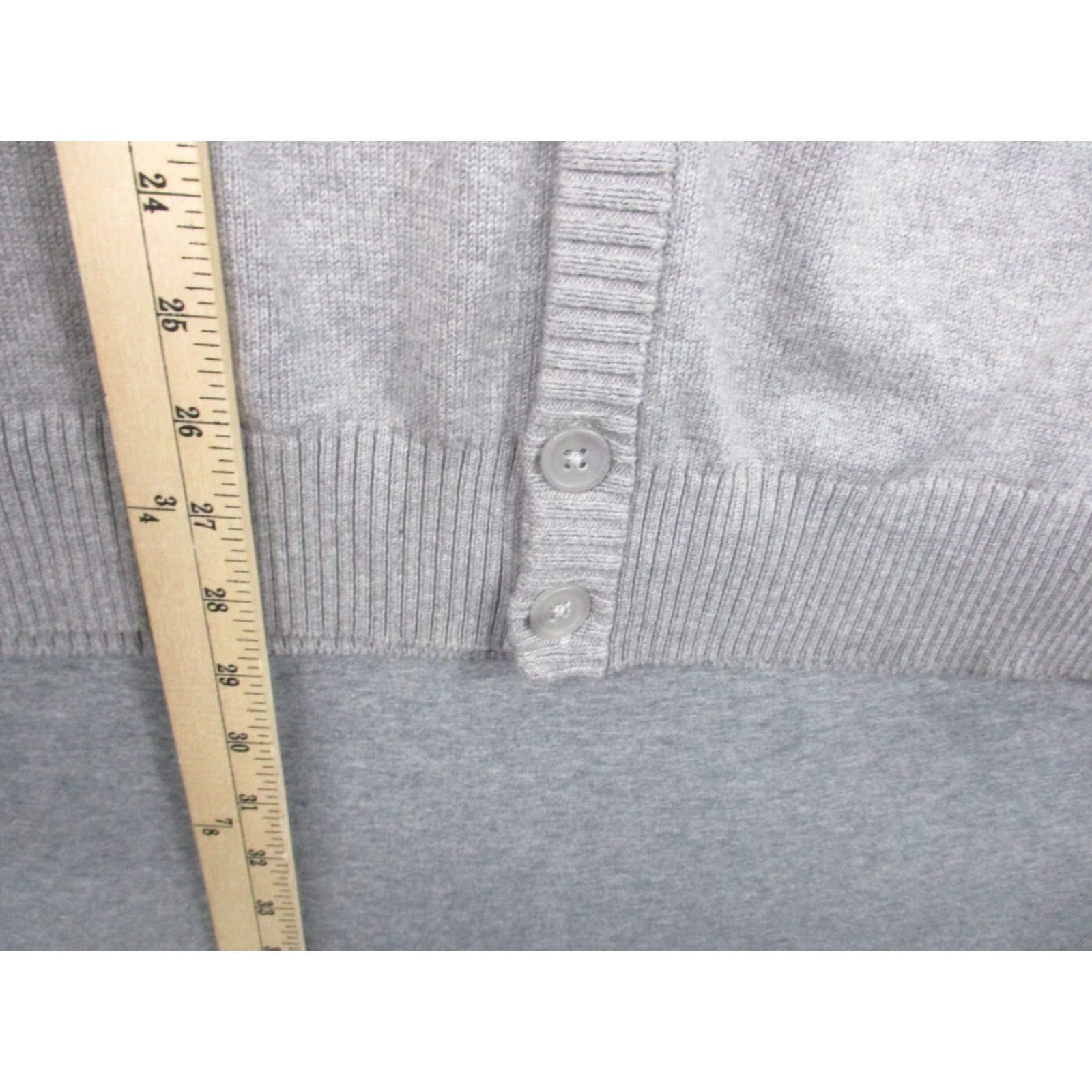 Vintage Duluth Trading Vest XL Gray Heavyweight Button Down Sweater Vest Men's Big & Tall Regular Knit Open Zipper Logo Casual Workwear Outdoor 90s? Size US XL / EU 56 / 4 - 4 Thumbnail