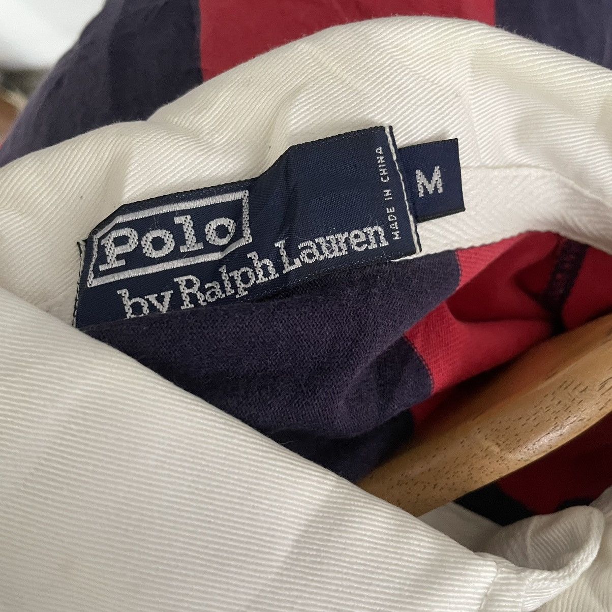 Polo Ralph Lauren × Ralph Lauren × Vintage Vintage Polo Ralph Lauren USA Flag Edition Polo Rugby Size US XL / EU 56 / 4 - 3 Thumbnail
