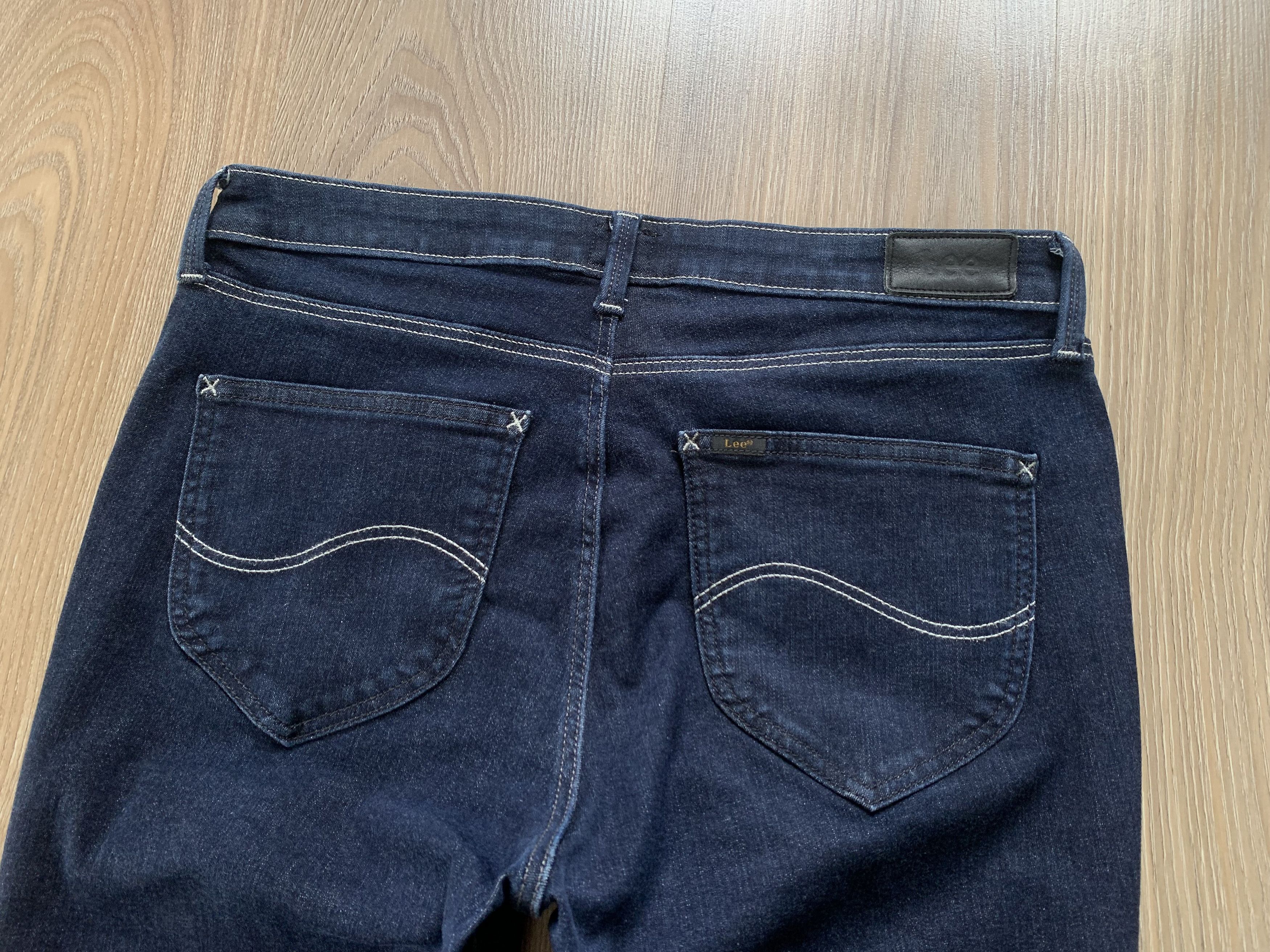 Lee Lee Womens Navy Blue Stretch Jeans Size 32" / US 10 / IT 46 - 6 Thumbnail