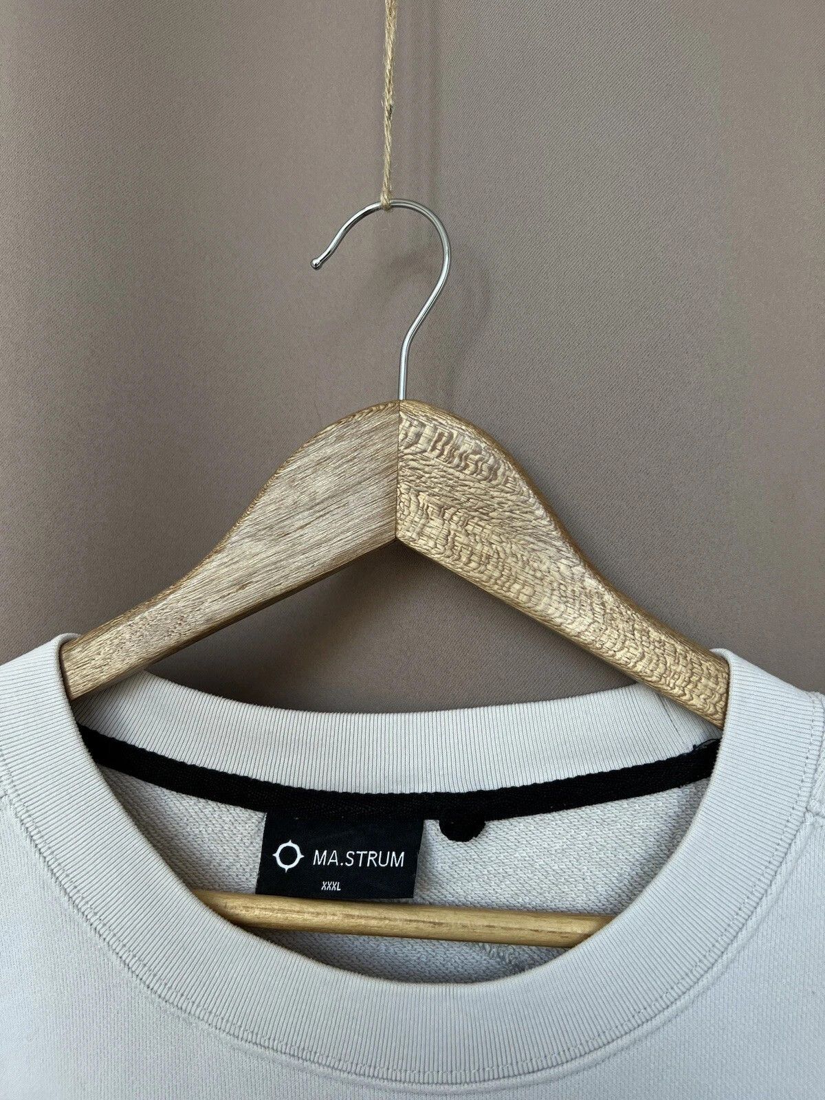 MA.STRUM Ma Strum White Sweatshirt Mens Size XXL Cotton Sweater Size US XXL / EU 58 / 5 - 9 Thumbnail