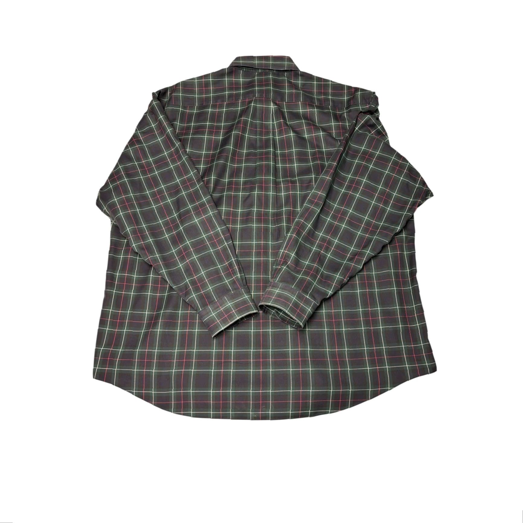 Brooks Brothers Brooks Brothers Polo Shirt Long Sleeve Plaid Button Down Men XL Green Size US XL / EU 56 / 4 - 6 Thumbnail