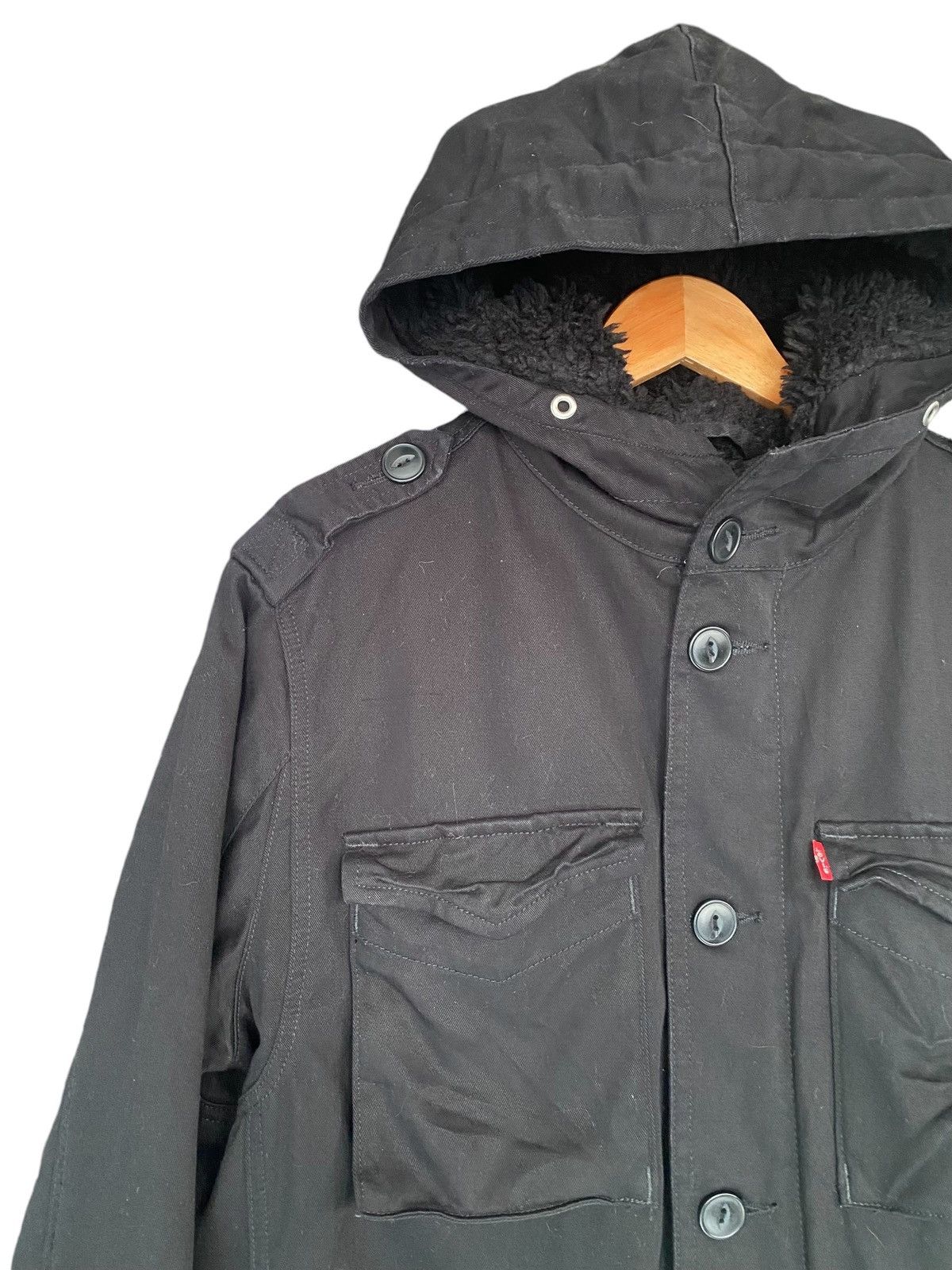 Levi's Rare🔥LEVI’S Sherpa Hoodie Jacket (M) Size US M / EU 48-50 / 2 - 6 Thumbnail