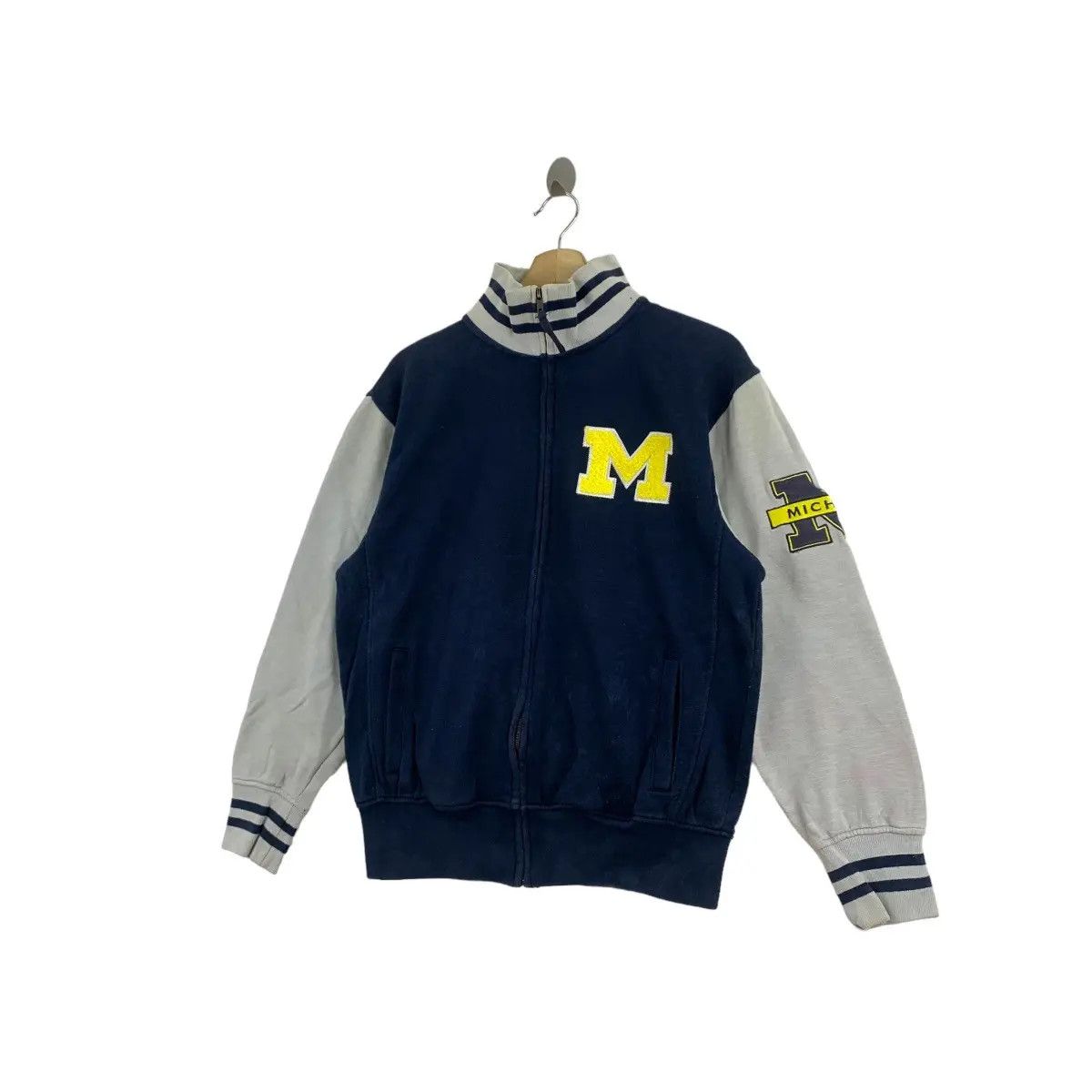 Designer Vtg MICHIGAN UNIVERSITY Go Blue Athletic Dept College Size S / US 4 / IT 40 - 4 Thumbnail