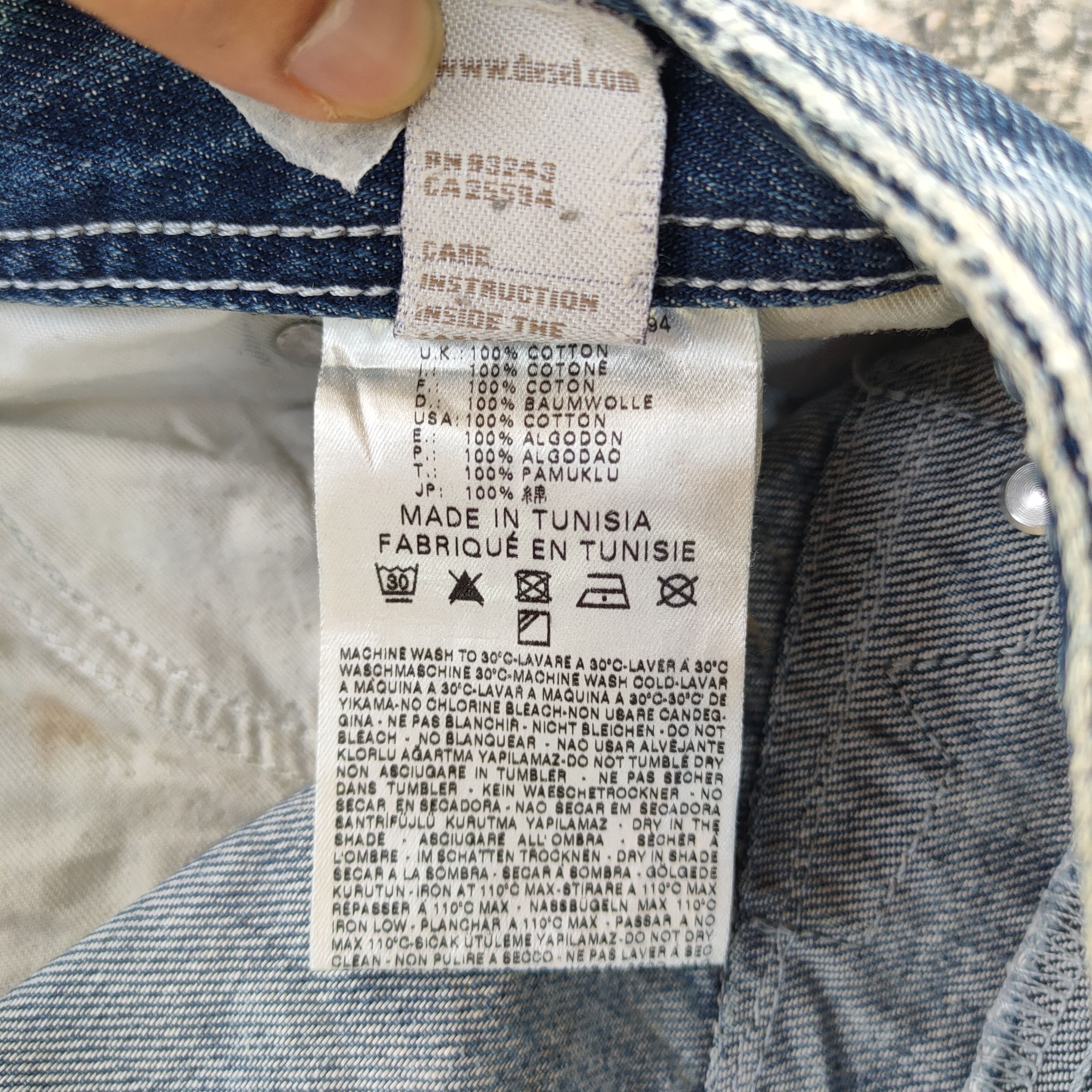 Diesel × Rusty VINTAGE DIESEL RUSTY MUD WASHED FADED JEANS DENIM PANTS Size US 31 - 13 Thumbnail