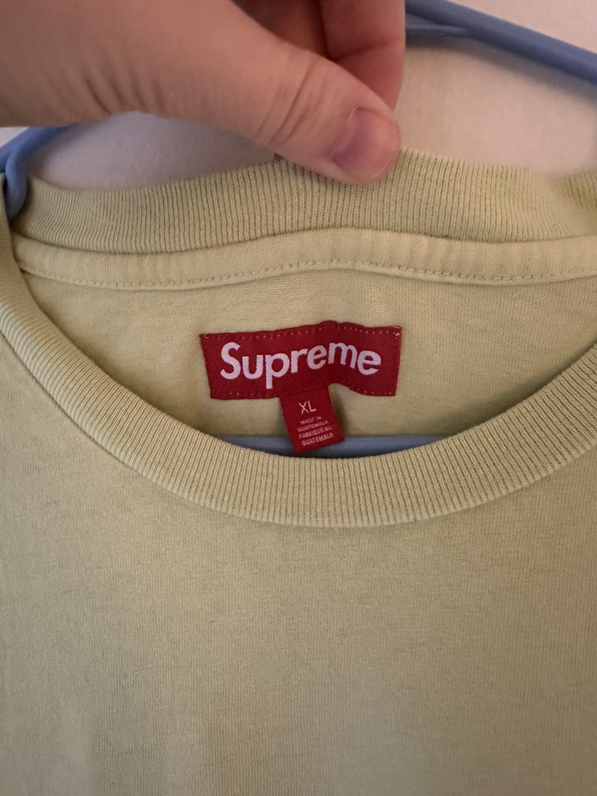 Supreme Supreme Washed Script S/S Top Tee Size US XL / EU 56 / 4 - 4 Thumbnail