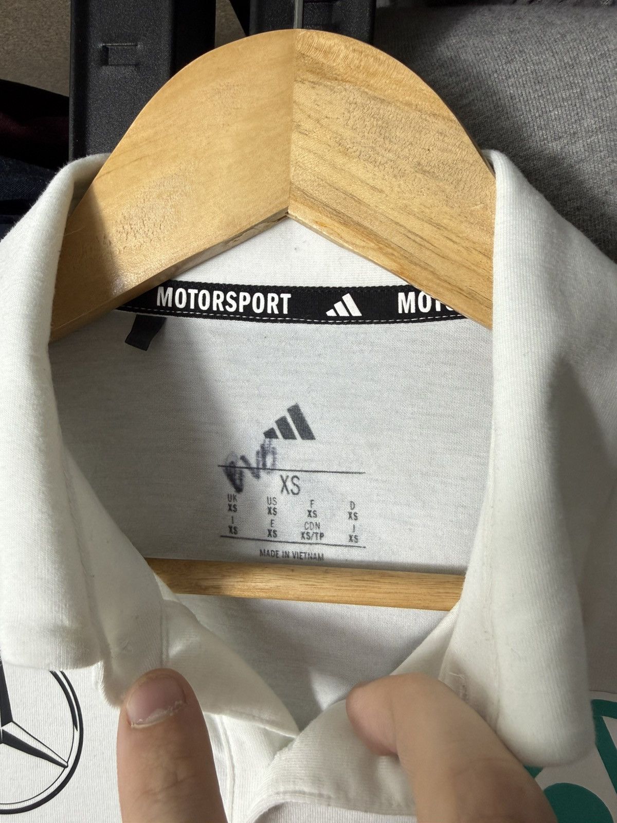 Adidas Adidas Mercedes AMG Petronas F1 Polo Shirt Motorsport Long Size US XS / EU 42 / 0 - 7 Thumbnail