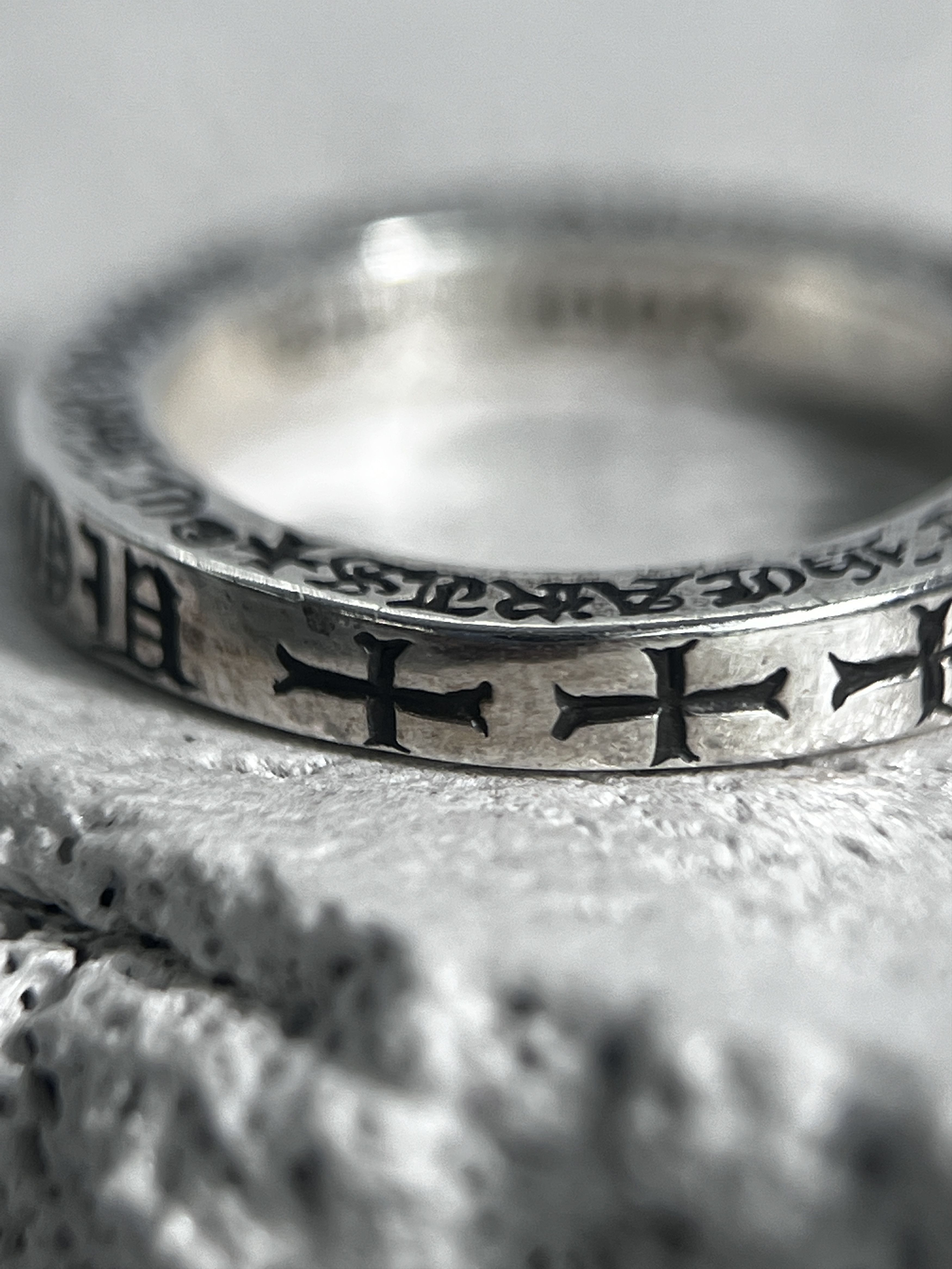 Chrome Hearts Chrome Hearts Script Spacer Ring .925 Size US7 Size ONE SIZE - 14 Thumbnail