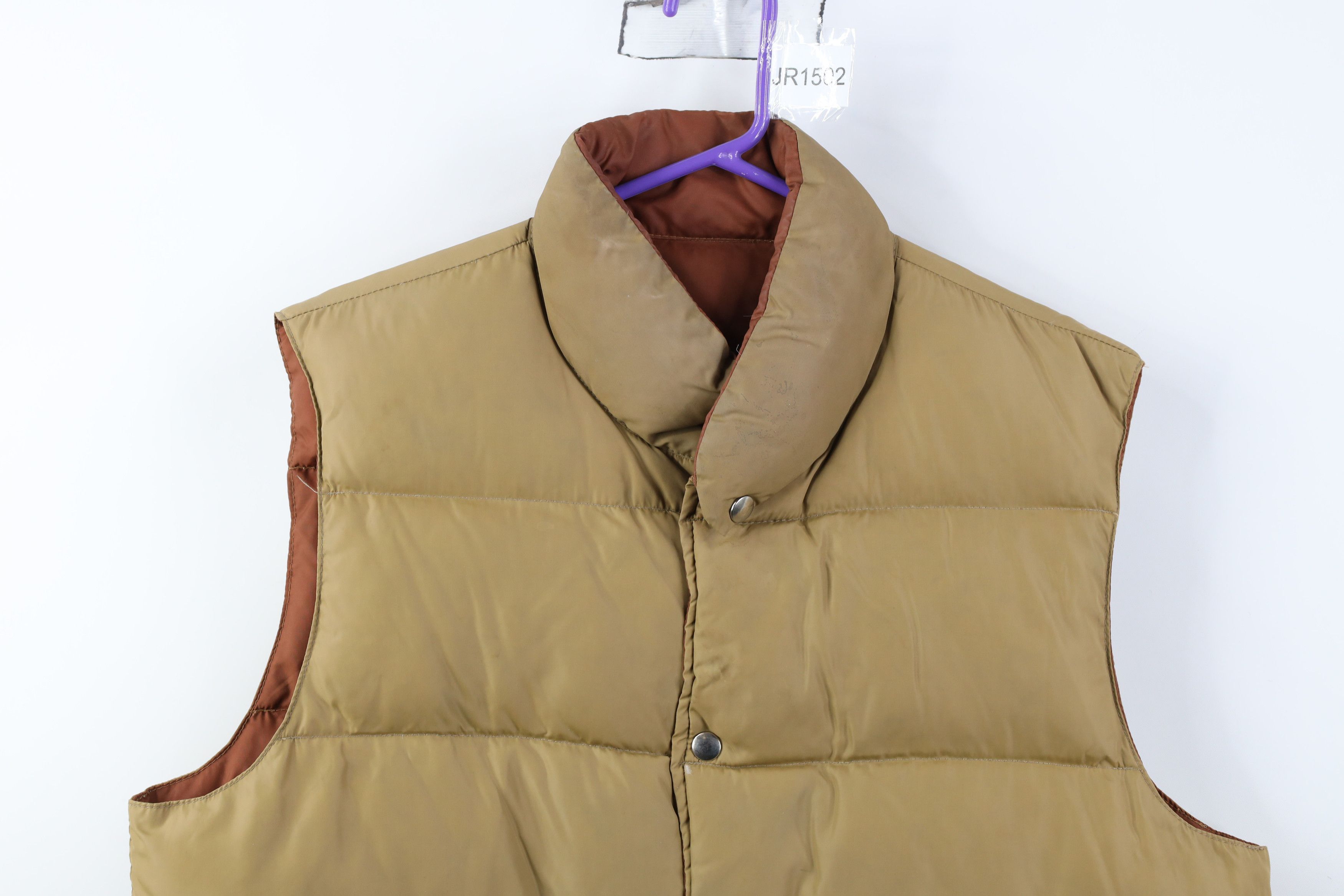 Vintage Vintage 70s Streetwear Reversible Duck Puffer Vest Jacket Size US L / EU 52-54 / 3 - 2 Thumbnail