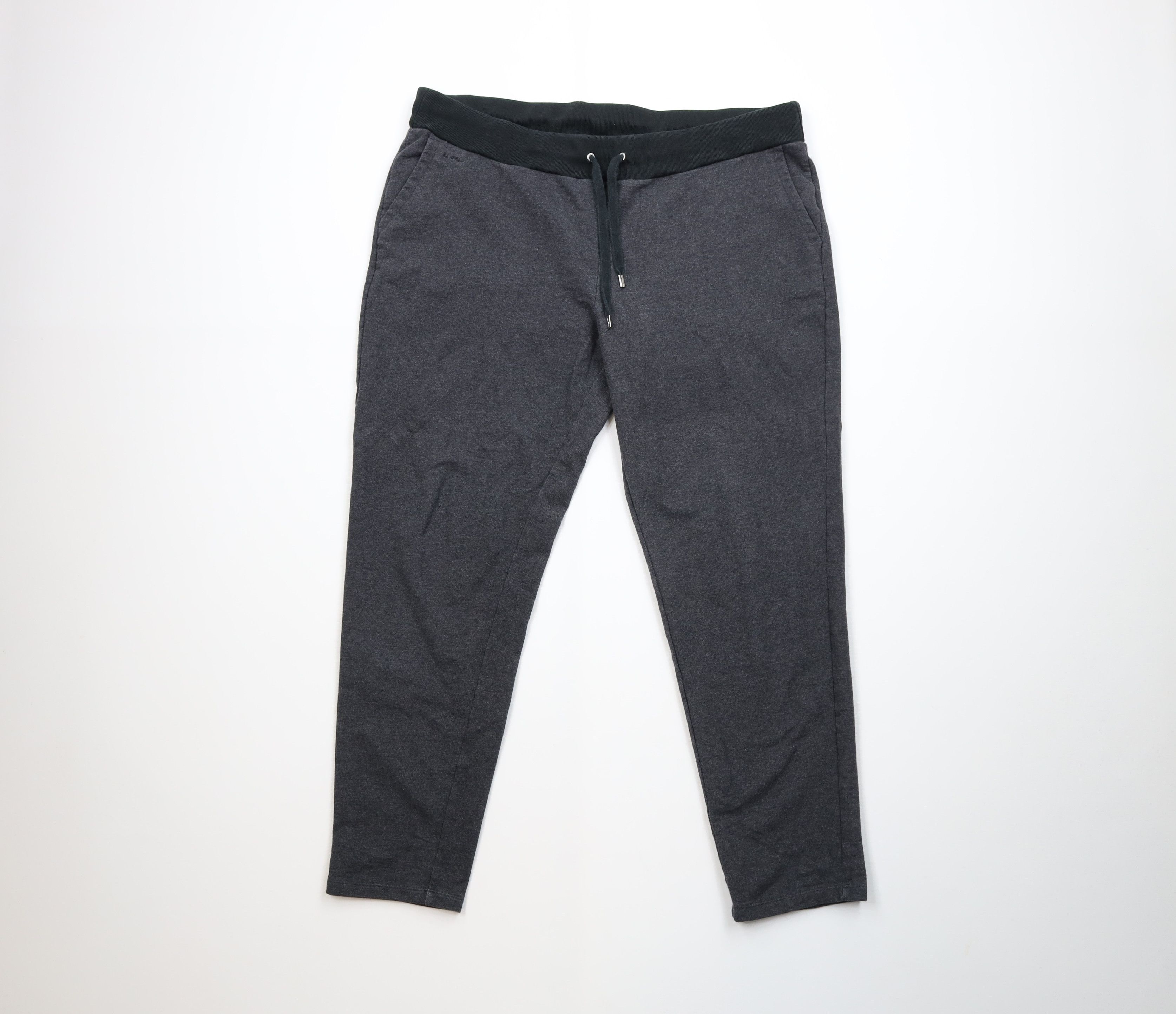 Ralph Lauren Vintage Ralph Lauren Tapered Leg Terry Sweatpants Gray Size 36" / US 14 / IT 50 - 1 Thumbnail