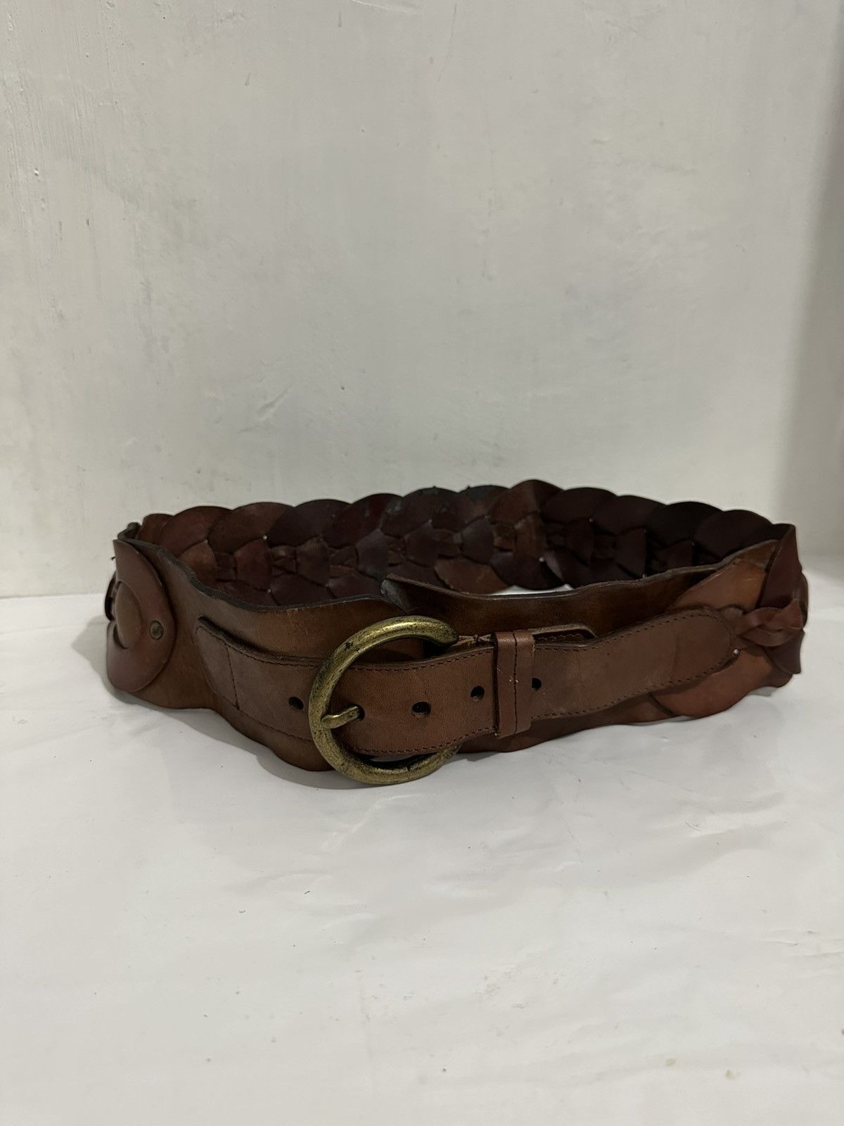 Japanese Brand × Vintage Rare!!! Goa Leather Belt Size ONE SIZE - 2 Thumbnail