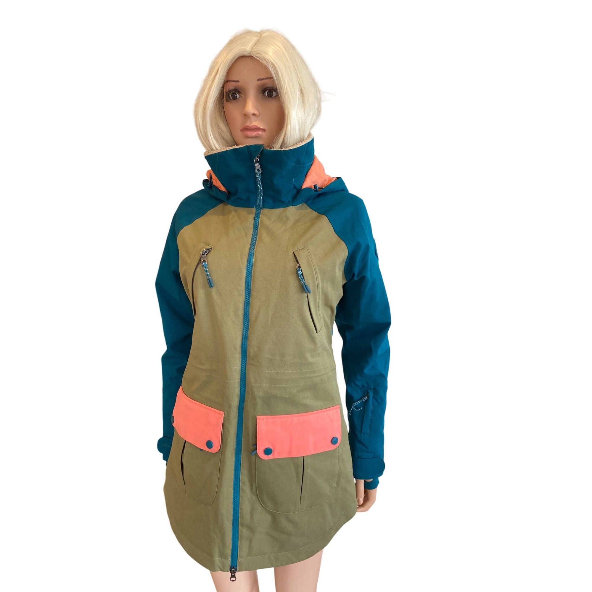 Burton NWOT Burton Prowess Snowboard Jacket Women's S Shaded Spruce Size S / US 4 / IT 40 - 1 Thumbnail