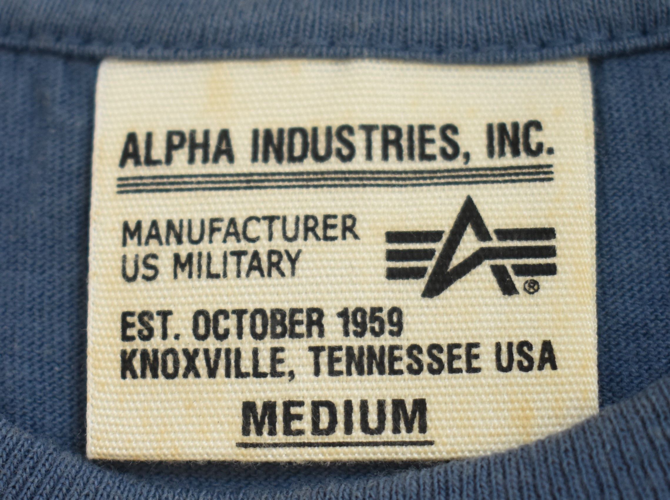 Alpha Industries A016 U.S Navy Tee by Alpha Industries Size US M / EU 48-50 / 2 - 5 Thumbnail