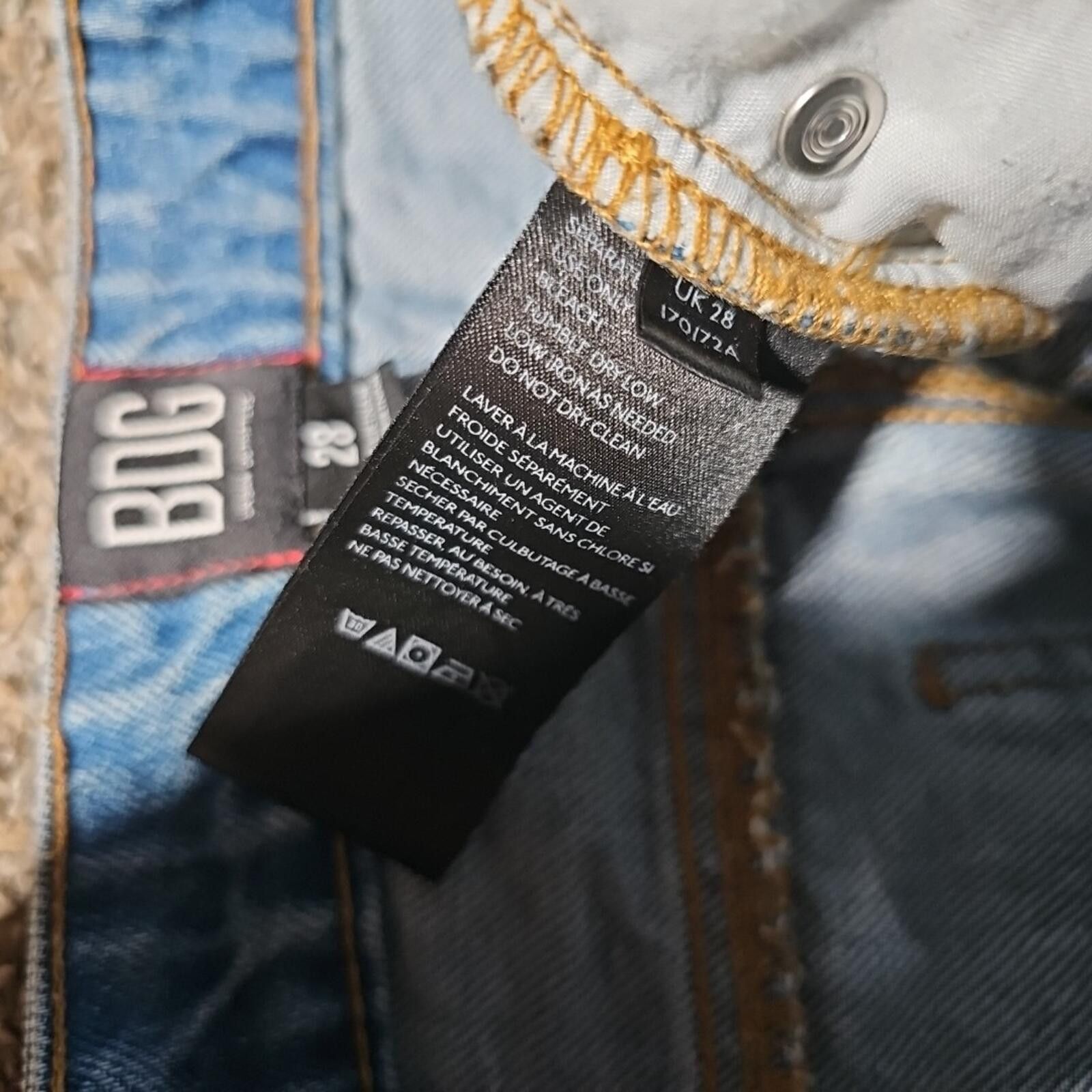 Bdg BDG Urban Outfitters 28 Tapered Jeans Size 28" / US 6 / IT 42 - 4 Thumbnail