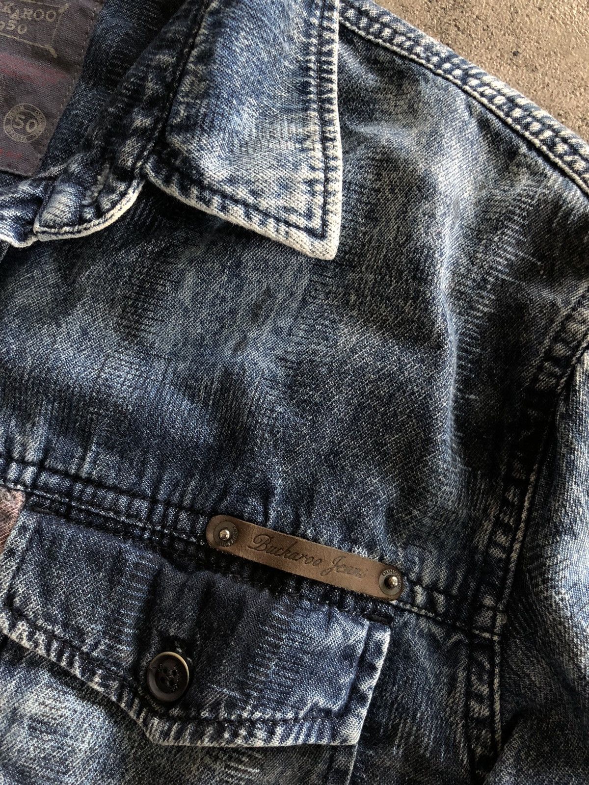 If Six Was Nine × Japanese Brand × Le Grande Bleu (L.G.B.) JAPANESE BUCKAROO BUTTONSHIRT PATCHWORK KAPITALSTYLE Size US L / EU 52-54 / 3 - 7 Thumbnail